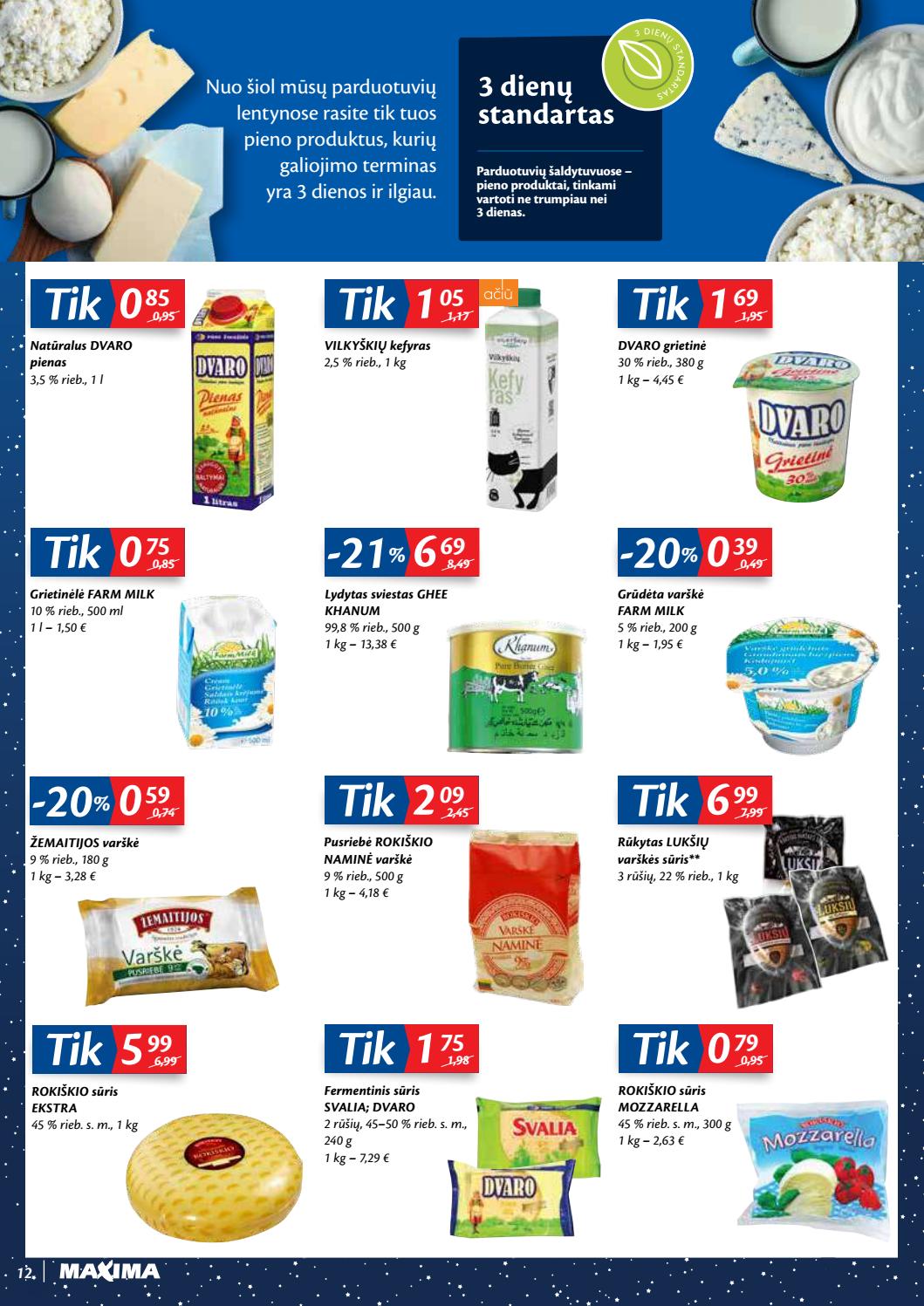 Maxima kaininis leidinys akcijos nuo 
  2020-12-01 iki 
  2020-12-07 | Leidinukas.lt puslapis 12