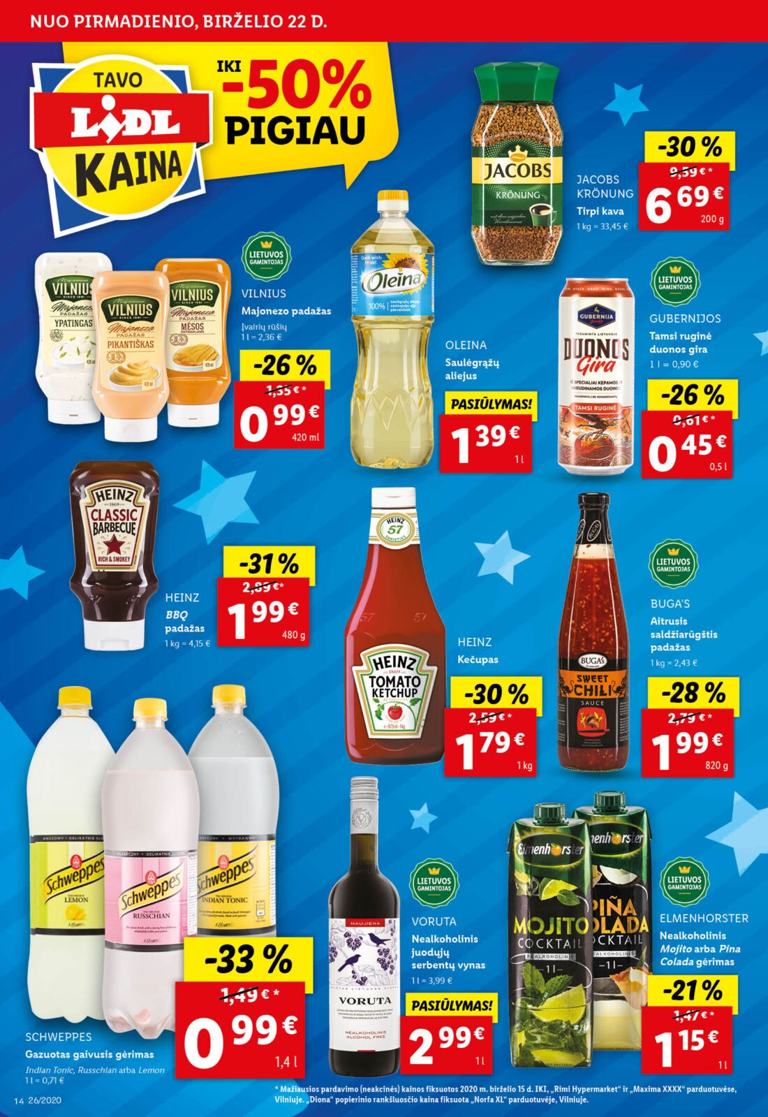 Lidl savaitinis leidinys akcijos nuo 
  2020-06-22 iki 
  2020-06-28 | Leidinukas.lt puslapis 14