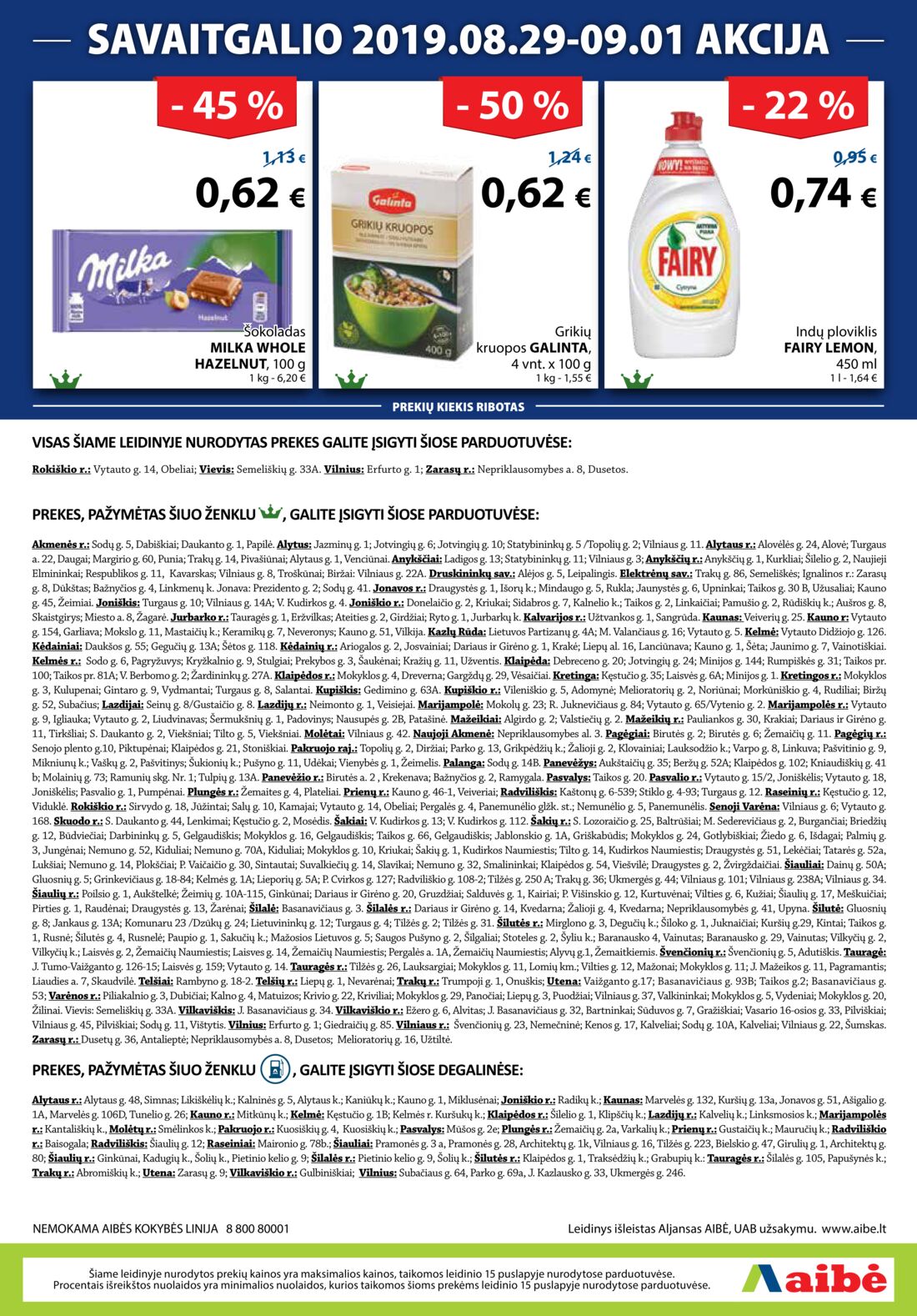 Aibė leidinys akcijos nuo 
  2019-08-22 iki 
  2019-09-03 | Leidinukas.lt puslapis 15