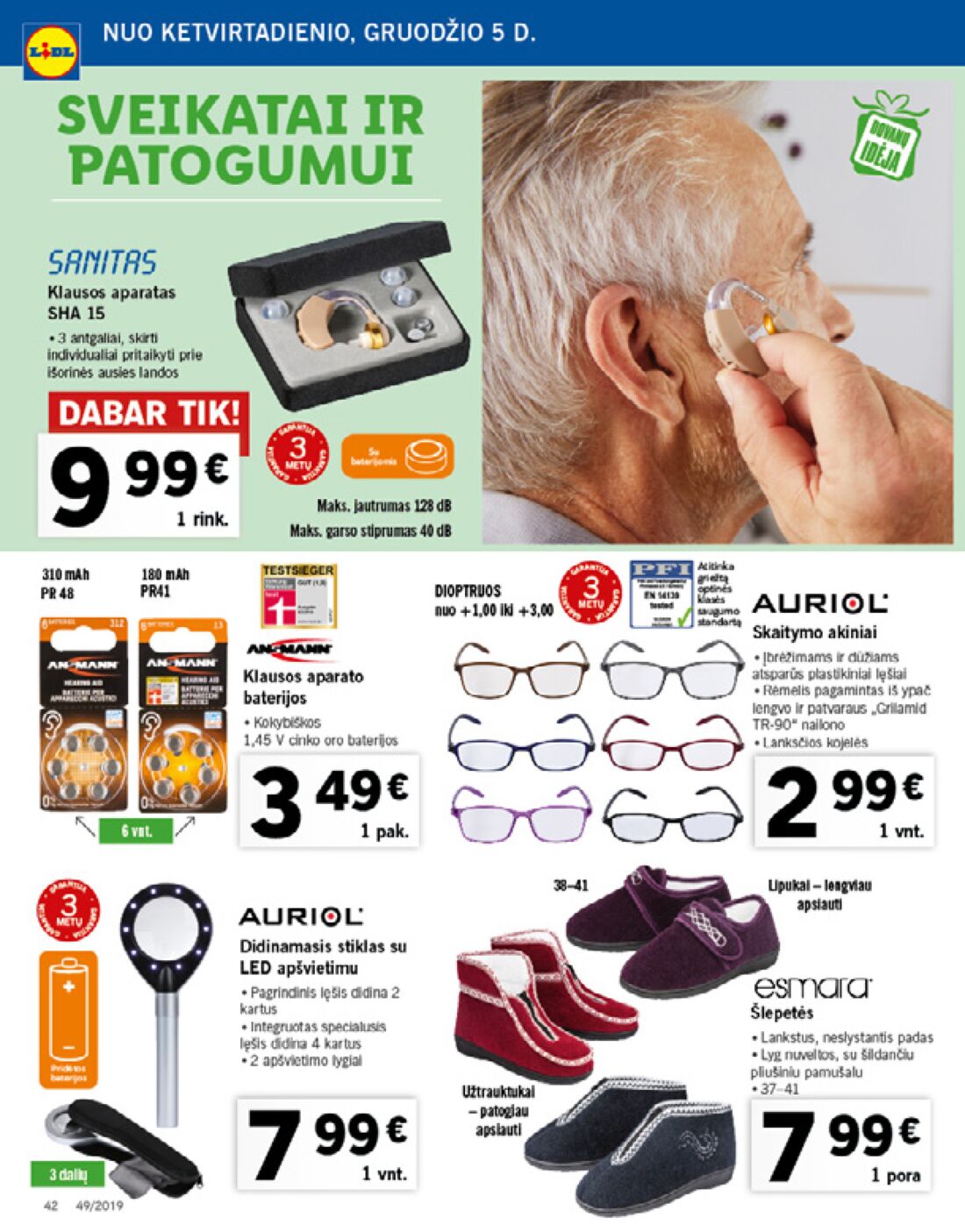 Lidl savaitinis leidinys akcijos nuo 
  2019-12-02 iki 
  2019-12-08 | Leidinukas.lt puslapis 42