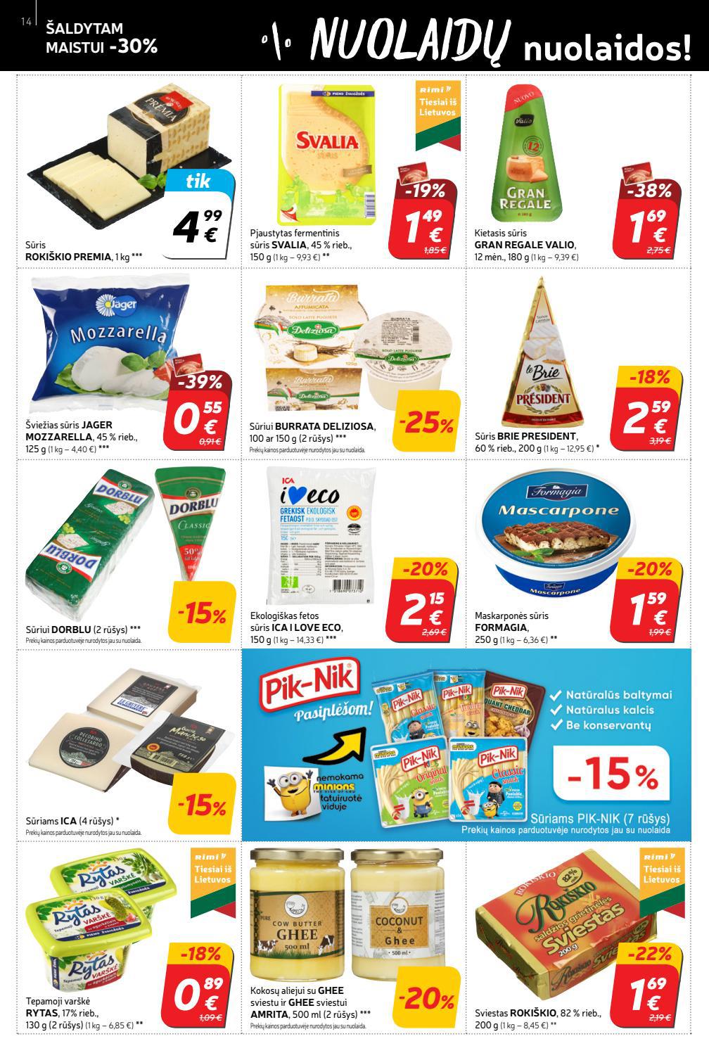Rimi savaitinis leidinys akcijos nuo 
  2021-11-09 iki 
  2021-11-15 | Leidinukas.lt puslapis 14