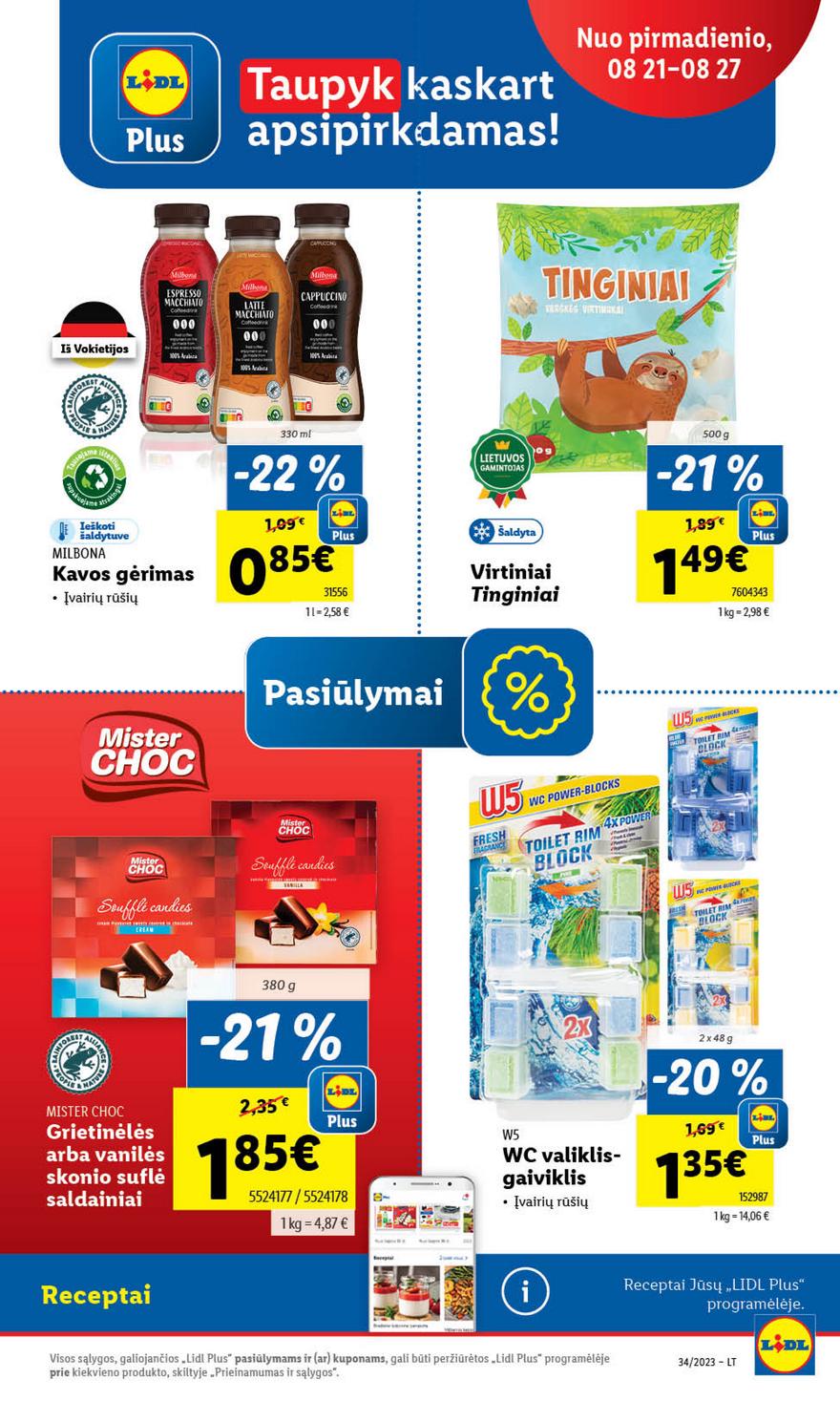 Lidl pasiūlymai akcijos nuo 
  2023-08-21 iki 
  2023-08-27 | Leidinukas.lt puslapis 24