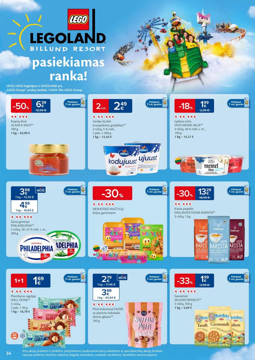 Maxima savaitinis leidinys 42 akcijos nuo
2024-10-15 iki
2024-10-21 | Leidinukas.lt puslapis 34