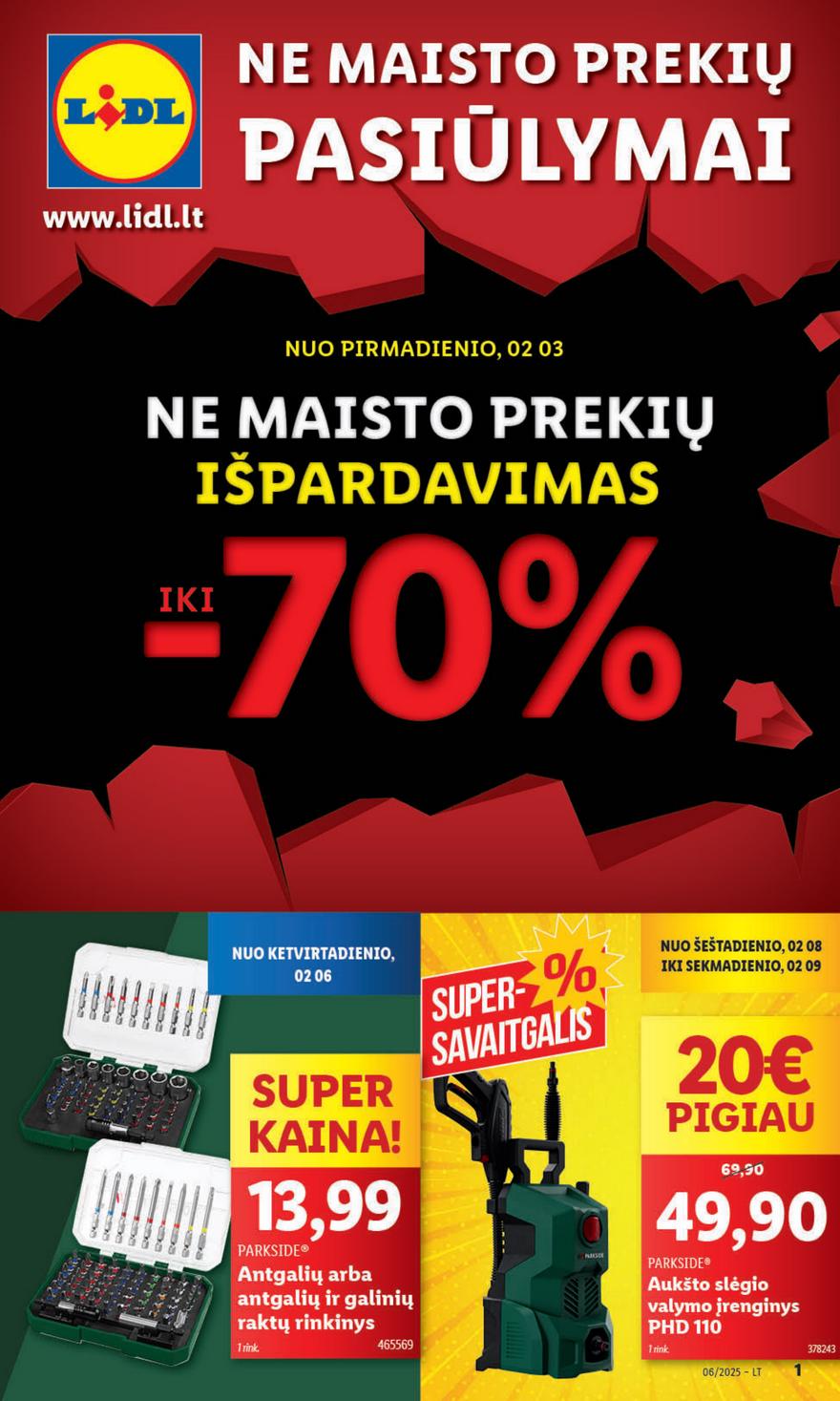 Lidl ne maisto leidinys akcijos nuo 
  2025-02-03 iki 
  2025-02-09 | Leidinukas.lt puslapis 1
