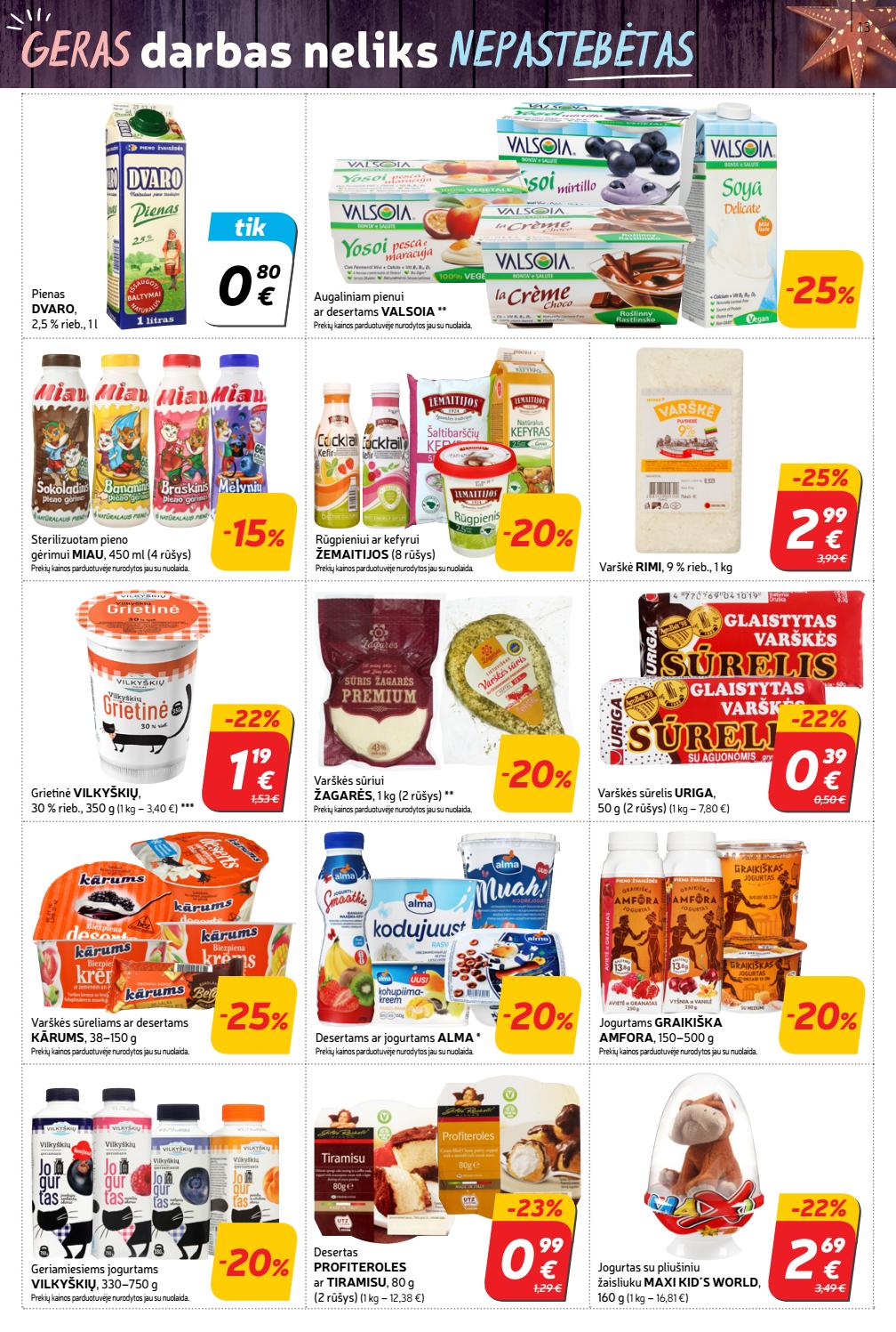 Rimi savaitinis leidinys akcijos nuo 
  2019-12-03 iki 
  2019-12-09 | Leidinukas.lt puslapis 13