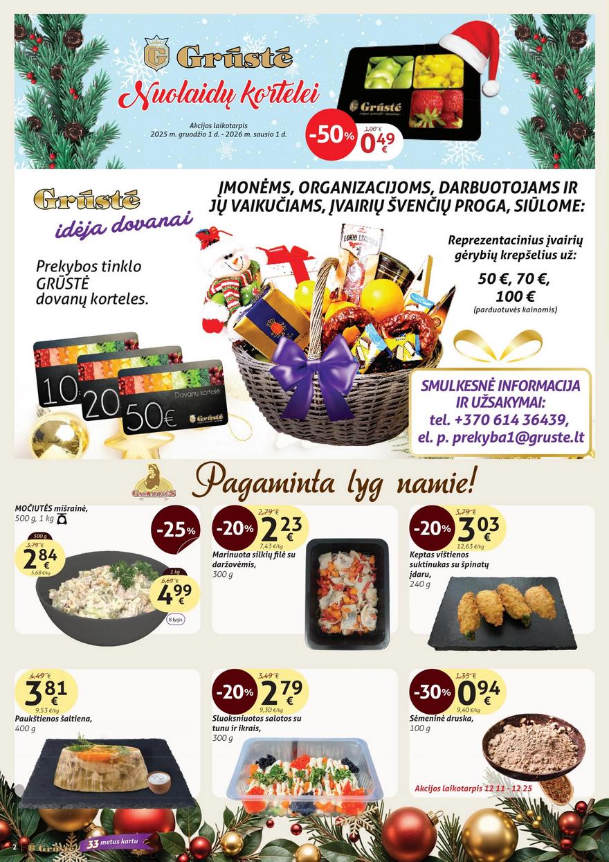 Grūstės leidinys akcijos nuo 
  2025-12-11 iki 
  2025-12-20 | Leidinukas.lt puslapis 2
