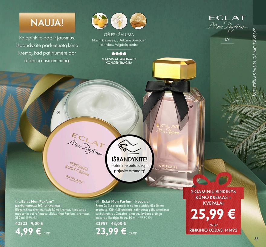 Oriflame katalogas akcijos nuo 
  2021-12-01 iki 
  2021-12-31 | Leidinukas.lt puslapis 35