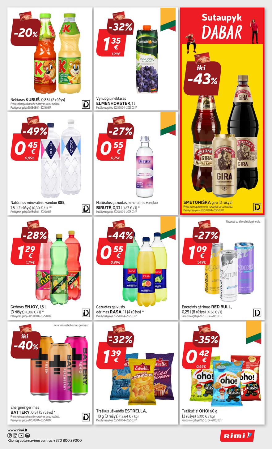 Rimi savaitinis leidinys 11 akcijos nuo 
  2025-03-04 iki 
  2025-04-11 | Leidinukas.lt puslapis 29