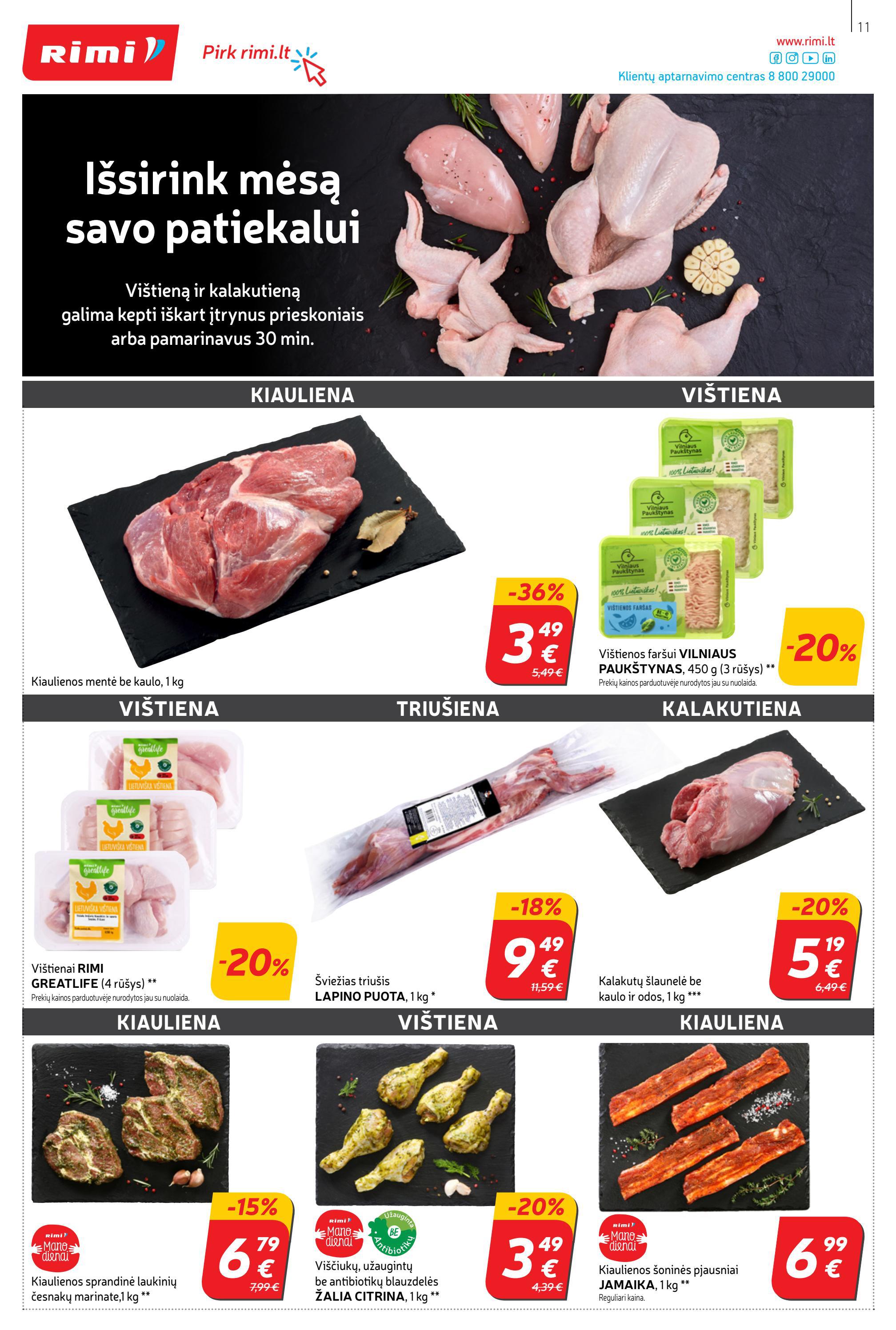 Rimi savaitinis leidinys akcijos nuo 
  2022-04-26 iki 
  2022-05-02 | Leidinukas.lt puslapis 11