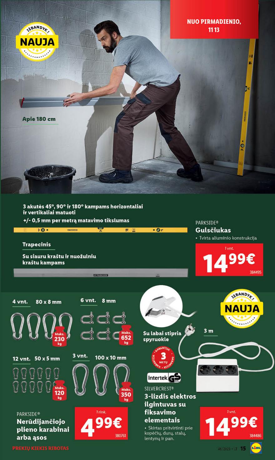 Ldil ne maisto prekių pasiūlymai akcijos nuo 
  2023-11-13 iki 
  2023-11-19 | Leidinukas.lt puslapis 15