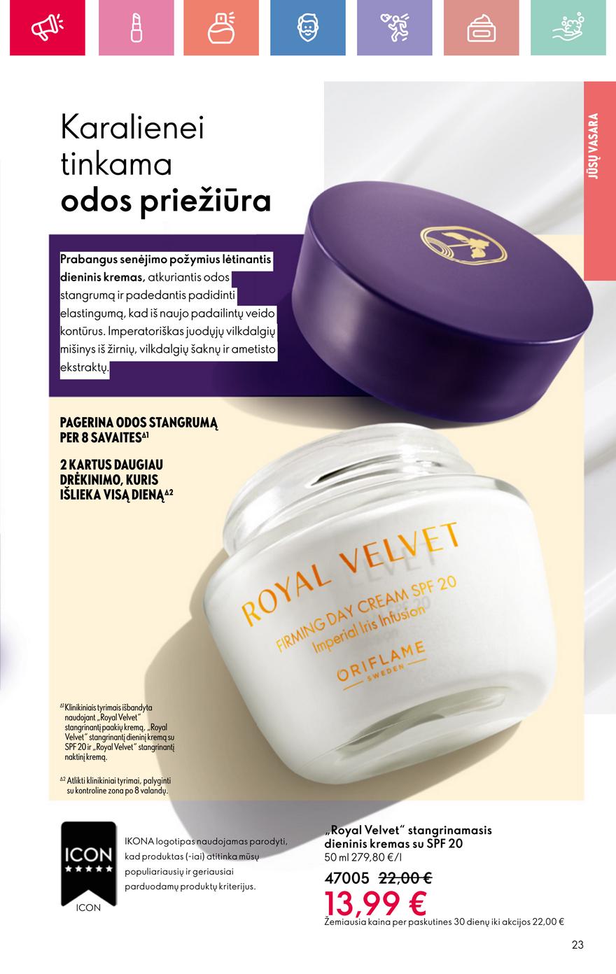 Oriflame katalogas akcijos nuo 
  2025-07-13 iki 
  2025-08-02 | Leidinukas.lt puslapis 23