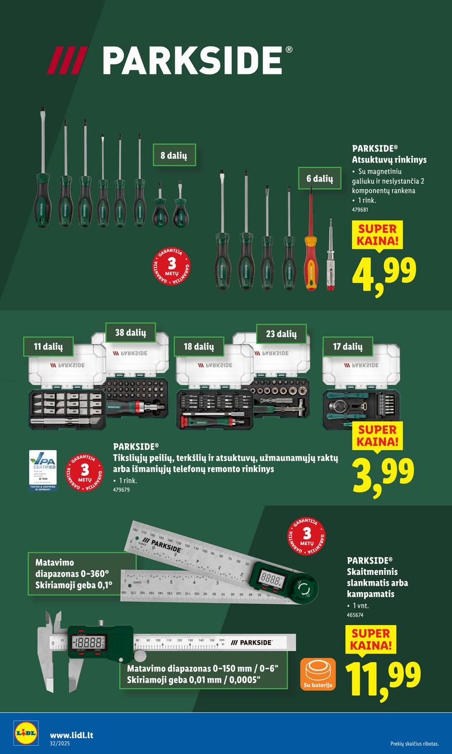 Lidl ne maisto leidinys akcijos nuo 
  2025-08-04 iki 
  2025-08-10 | Leidinukas.lt puslapis 36
