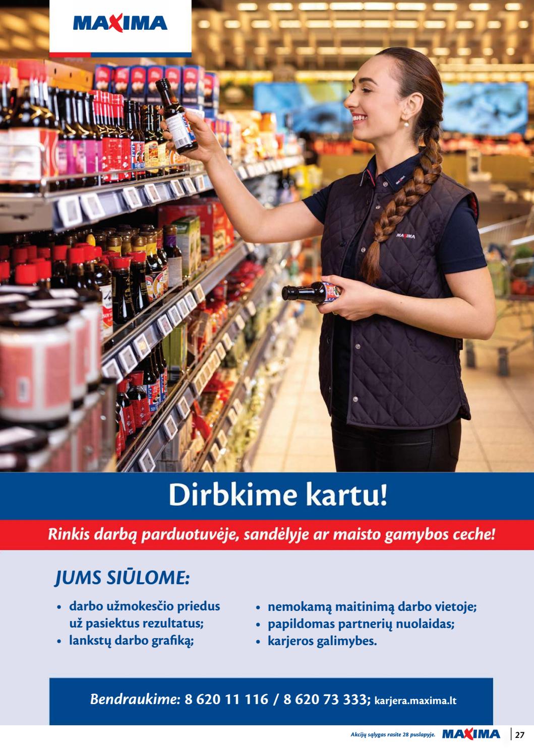 Maxima kaininis leidinys akcijos nuo 
  2020-03-10 iki 
  2020-03-16 | Leidinukas.lt puslapis 27