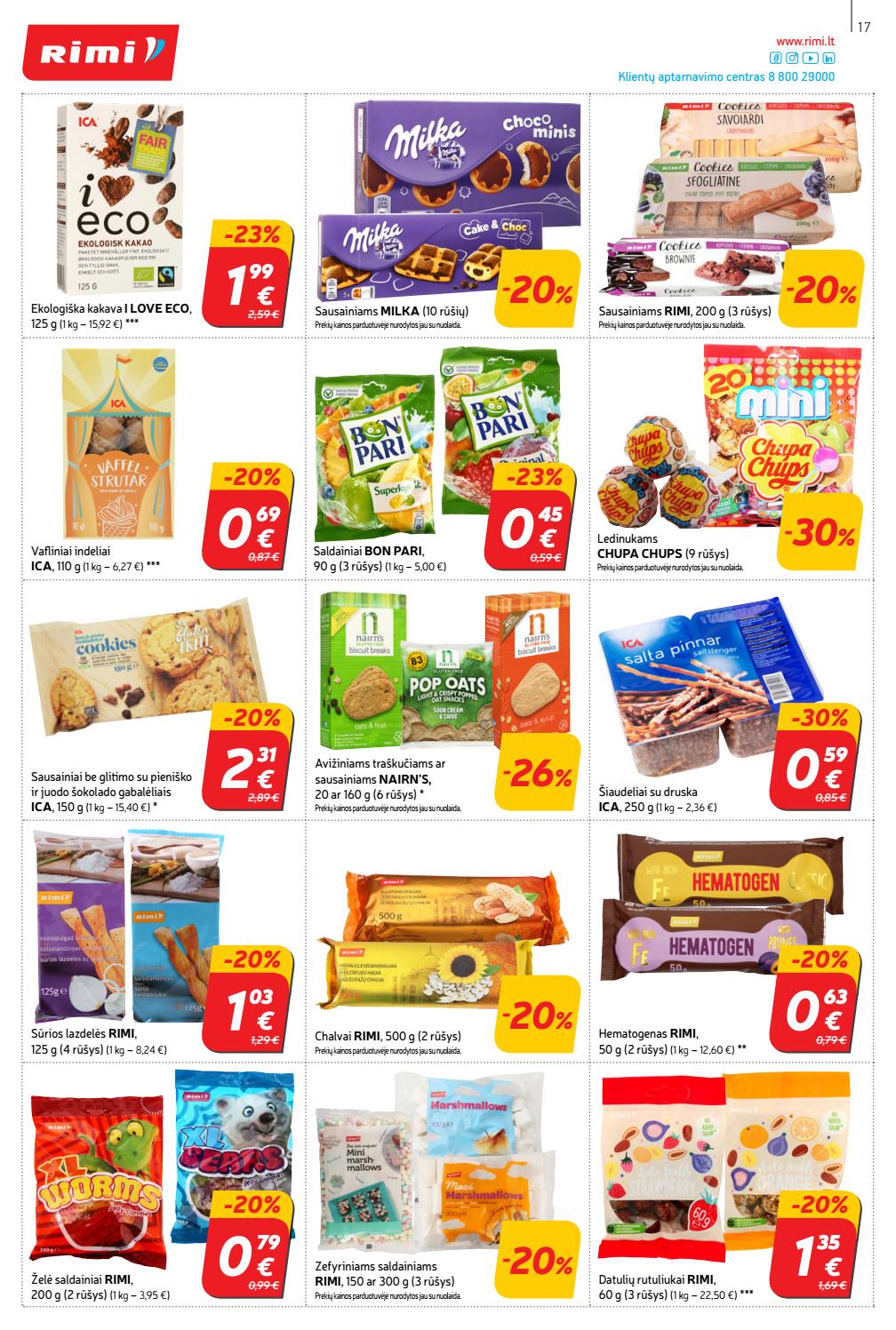 Rimi savaitinis leidinys akcijos nuo 
  2020-05-26 iki 
  2020-06-01 | Leidinukas.lt puslapis 17