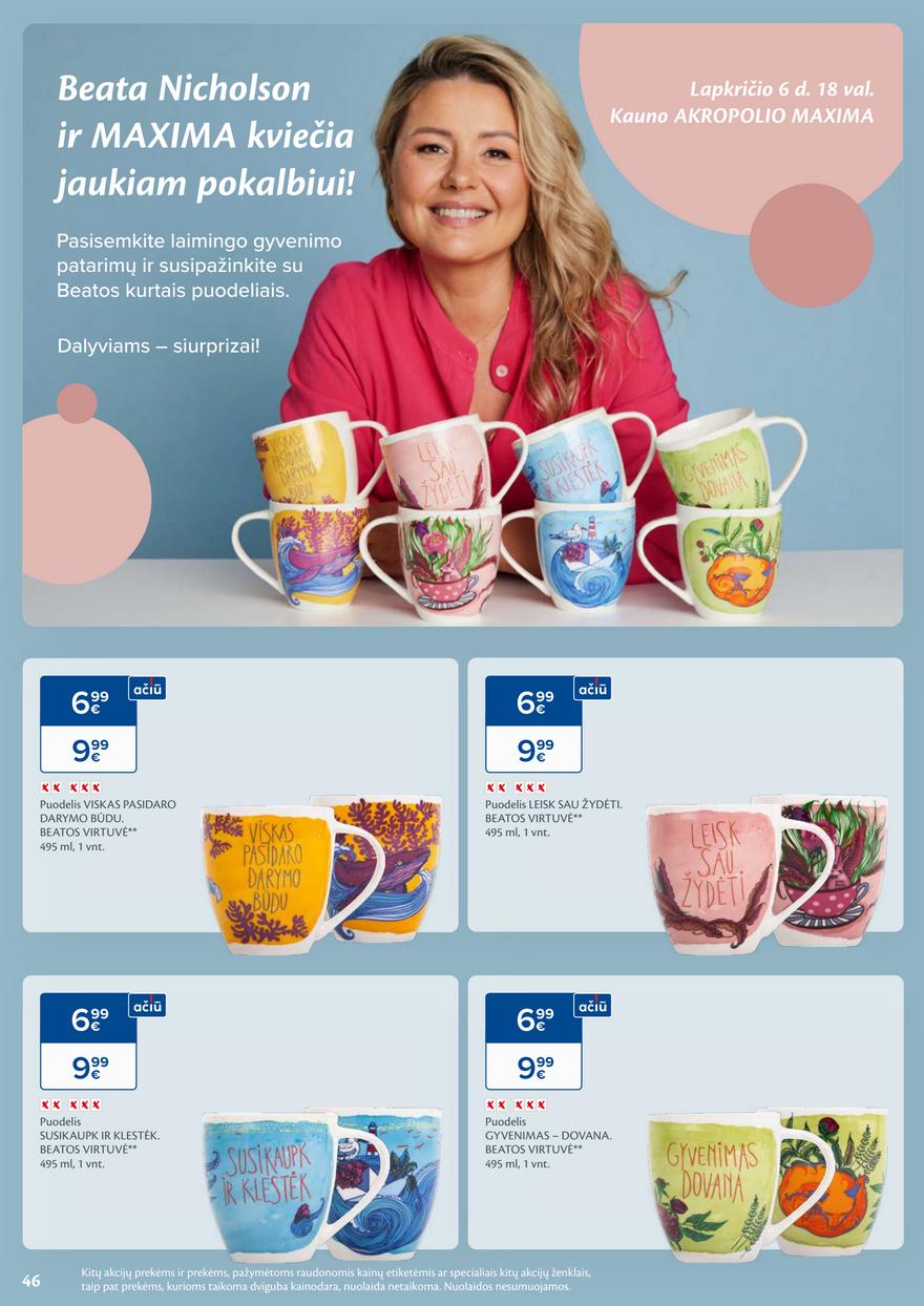 Maxima leidinys akcijos nuo 
  2025-11-04 iki 
  2025-11-10 | Leidinukas.lt puslapis 46