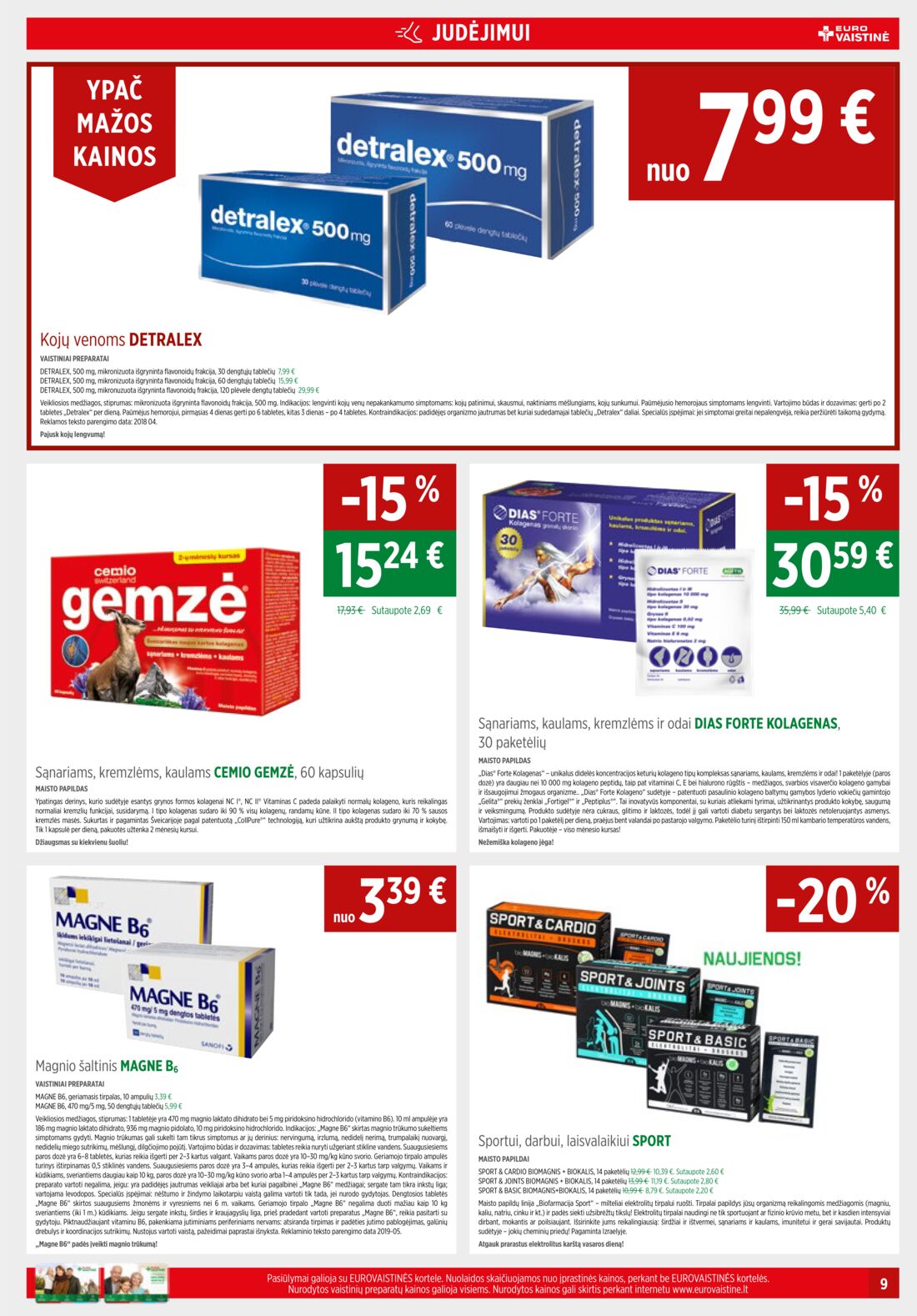 Euro vaistinė leidinys akcijos nuo 
  2019-07-01 iki 
  2019-07-31 | Leidinukas.lt puslapis 9