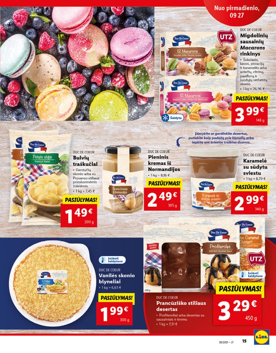 Lidl maisto prekių pasiūlymai akcijos nuo 
  2021-09-27 iki 
  2021-10-03 | Leidinukas.lt puslapis 15