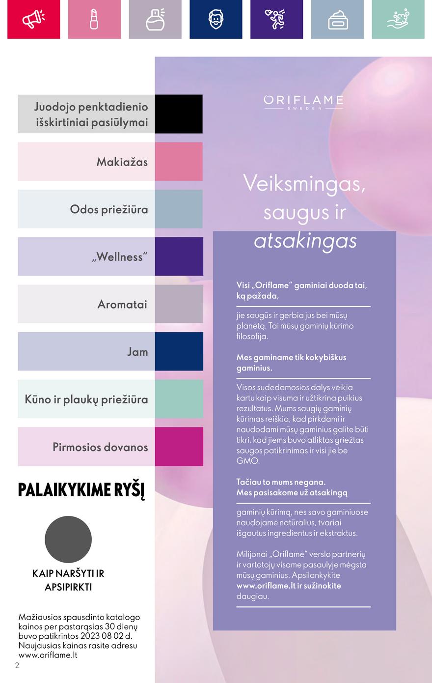Oriflame katalogas akcijos nuo 
  2023-10-25 iki 
  2023-11-07 | Leidinukas.lt puslapis 2