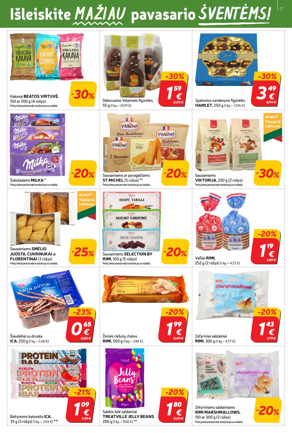 Rimi savaitinis leidinys akcijos nuo 
  2021-03-30 iki 
  2021-04-05 | Leidinukas.lt puslapis 17