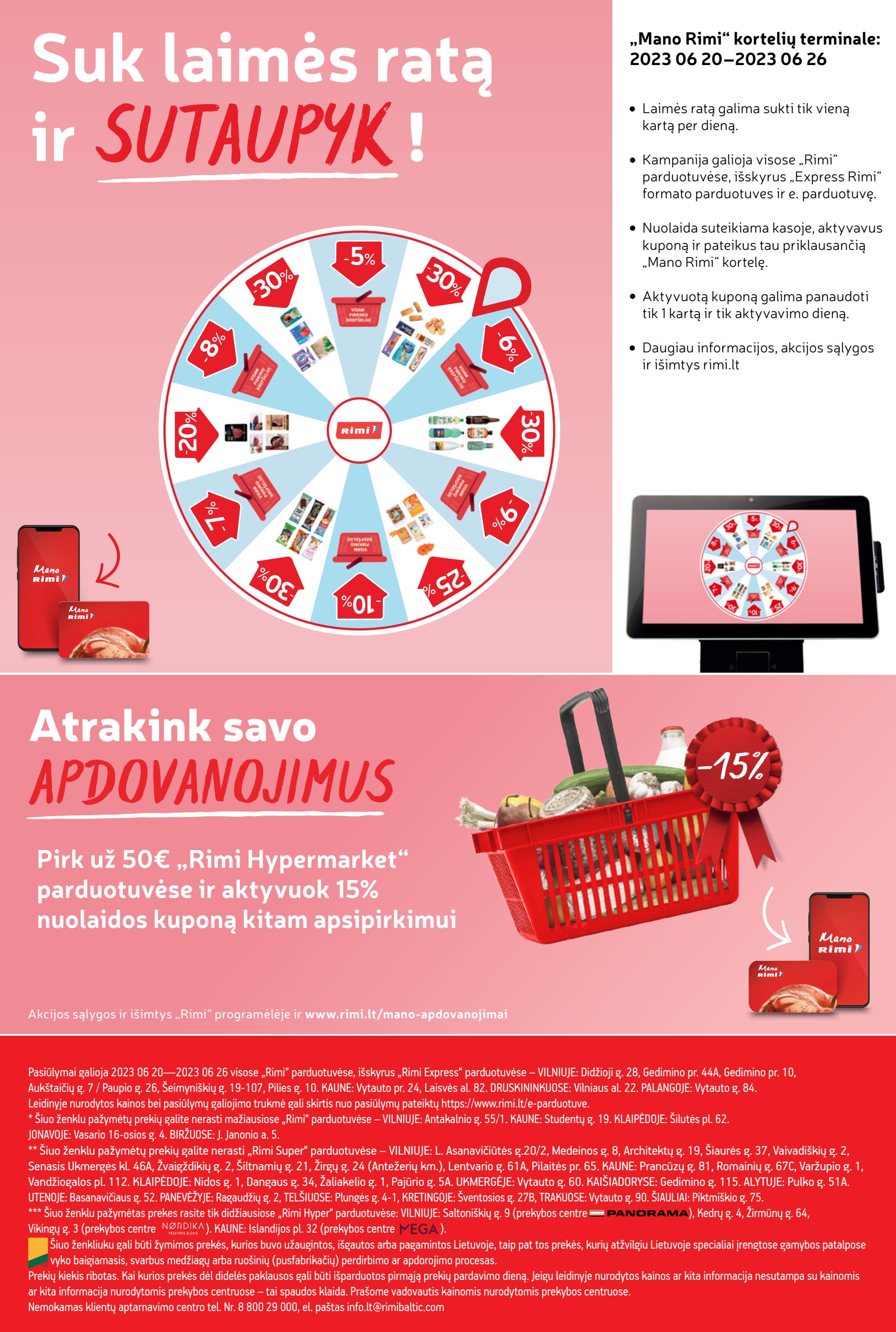 Rimi savaitinis leidinys akcijos nuo 
  2023-06-20 iki 
  2023-06-26 | Leidinukas.lt puslapis 23