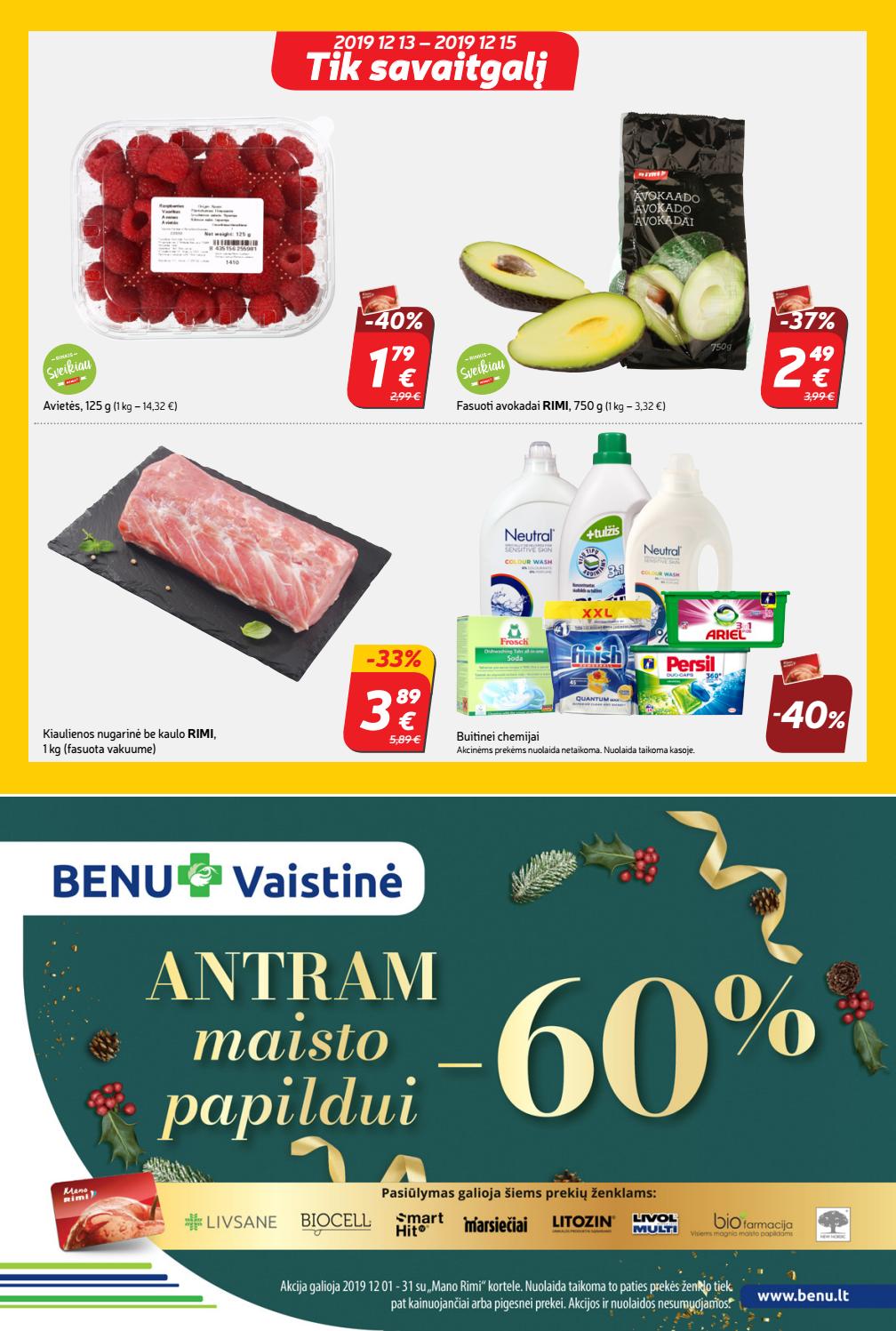 Rimi savaitinis leidinys akcijos nuo 
  2019-12-10 iki 
  2019-12-16 | Leidinukas.lt puslapis 23