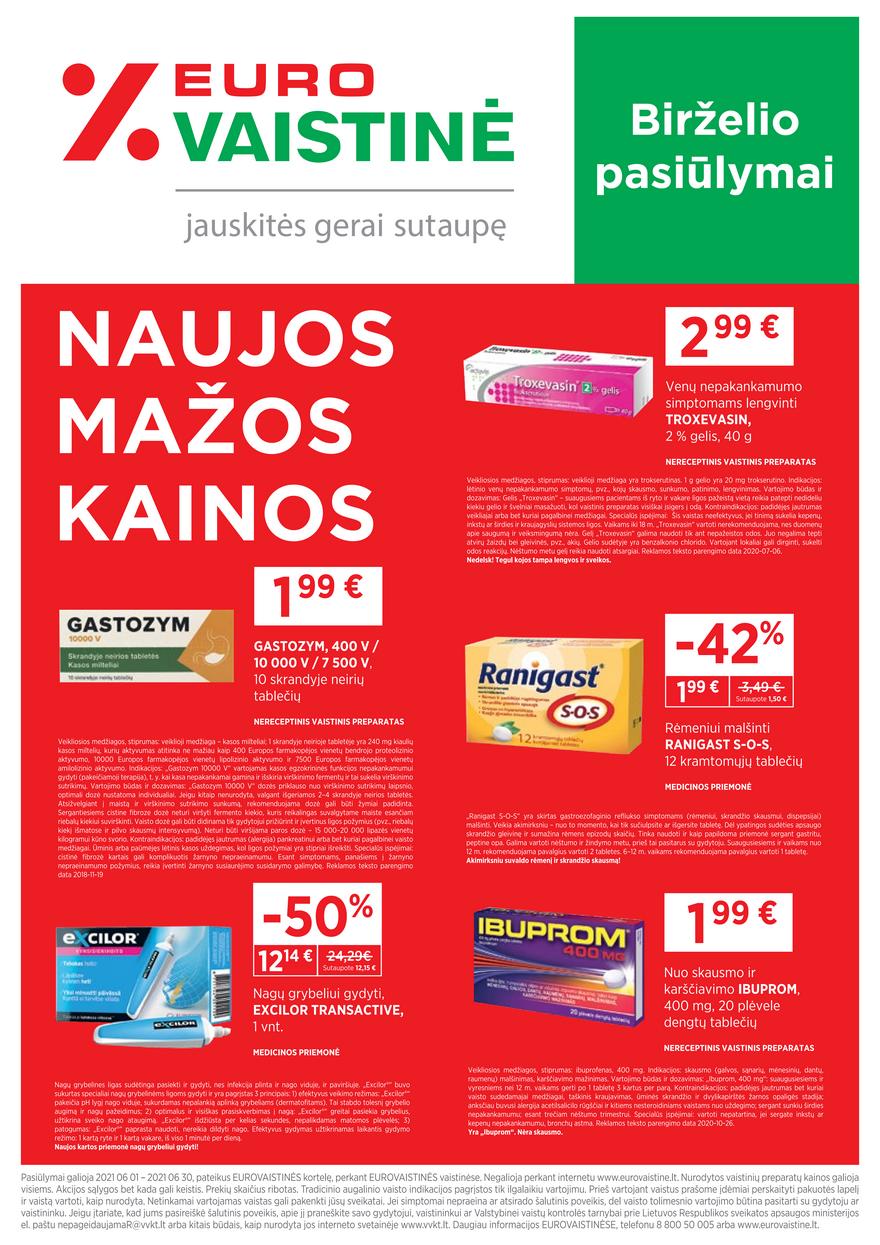 Euro vaistinė leidinys akcijos nuo 
  2021-06-01 iki 
  2021-06-30 | Leidinukas.lt puslapis 1