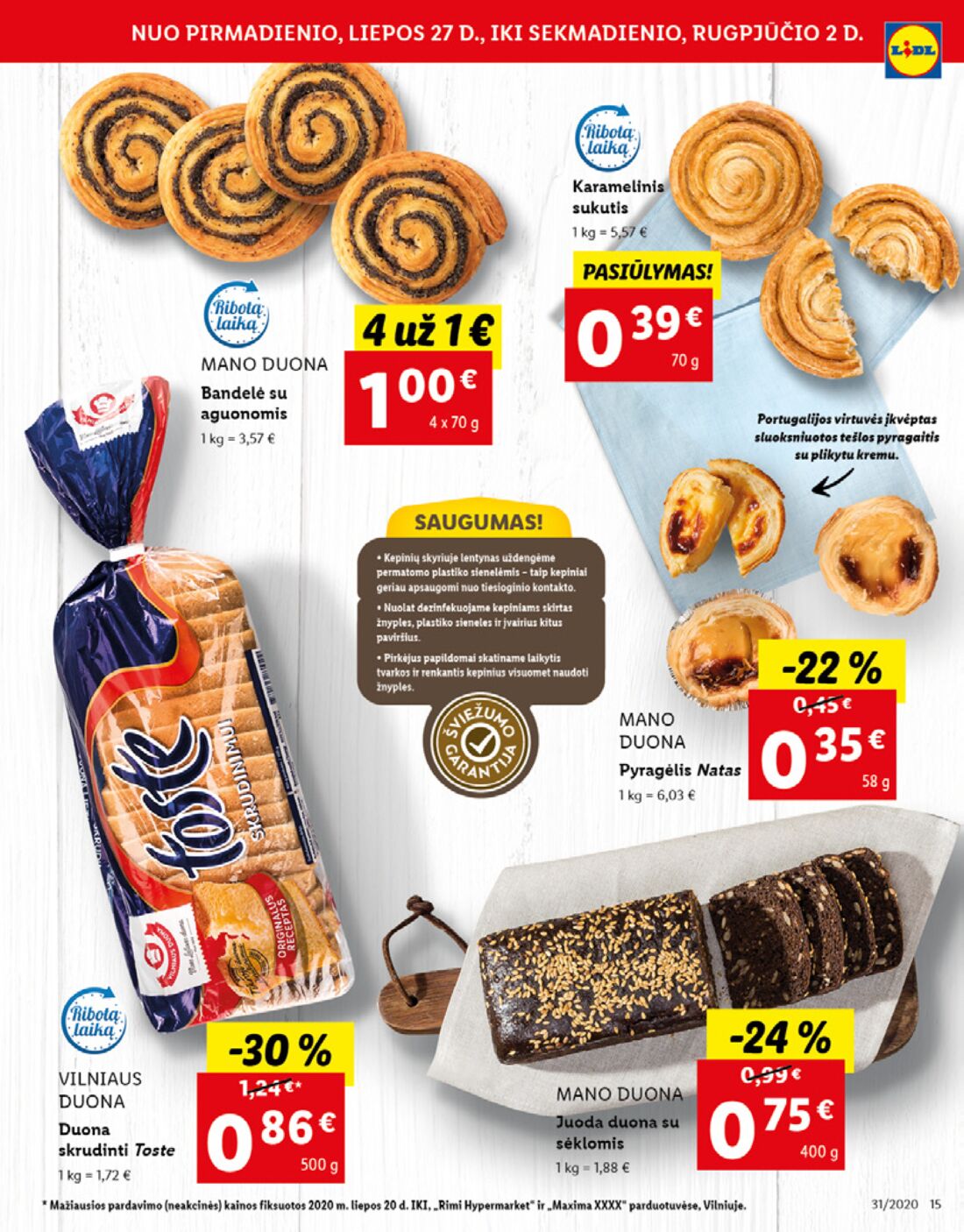 Lidl savaitinis leidinys akcijos nuo 
  2020-07-27 iki 
  2020-08-02 | Leidinukas.lt puslapis 15