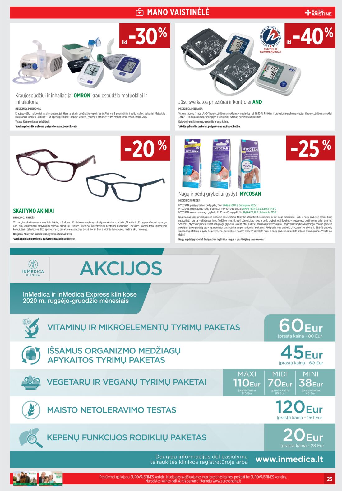 Euro vaistinė leidinys akcijos nuo 
  2020-10-01 iki 
  2020-10-31 | Leidinukas.lt puslapis 23