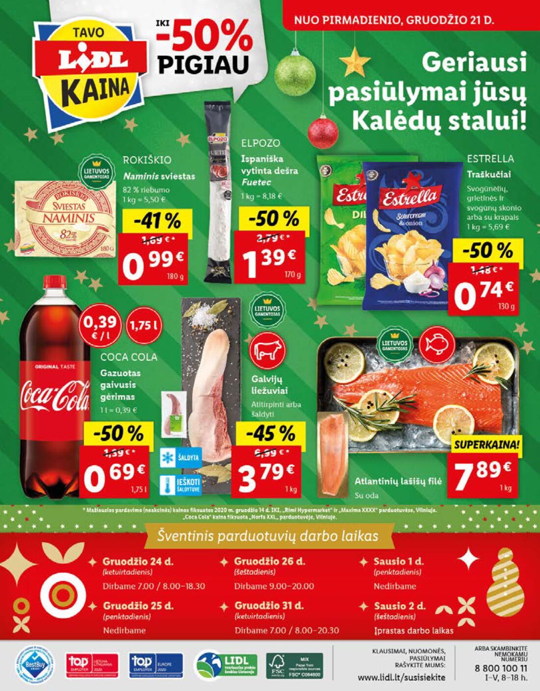 Lidl savaitinis leidinys akcijos nuo 
  2020-12-21 iki 
  2020-12-27 | Leidinukas.lt puslapis 48