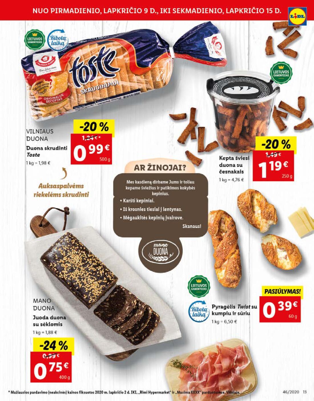 Lidl savaitinis leidinys akcijos nuo 
  2020-11-09 iki 
  2020-11-15 | Leidinukas.lt puslapis 13