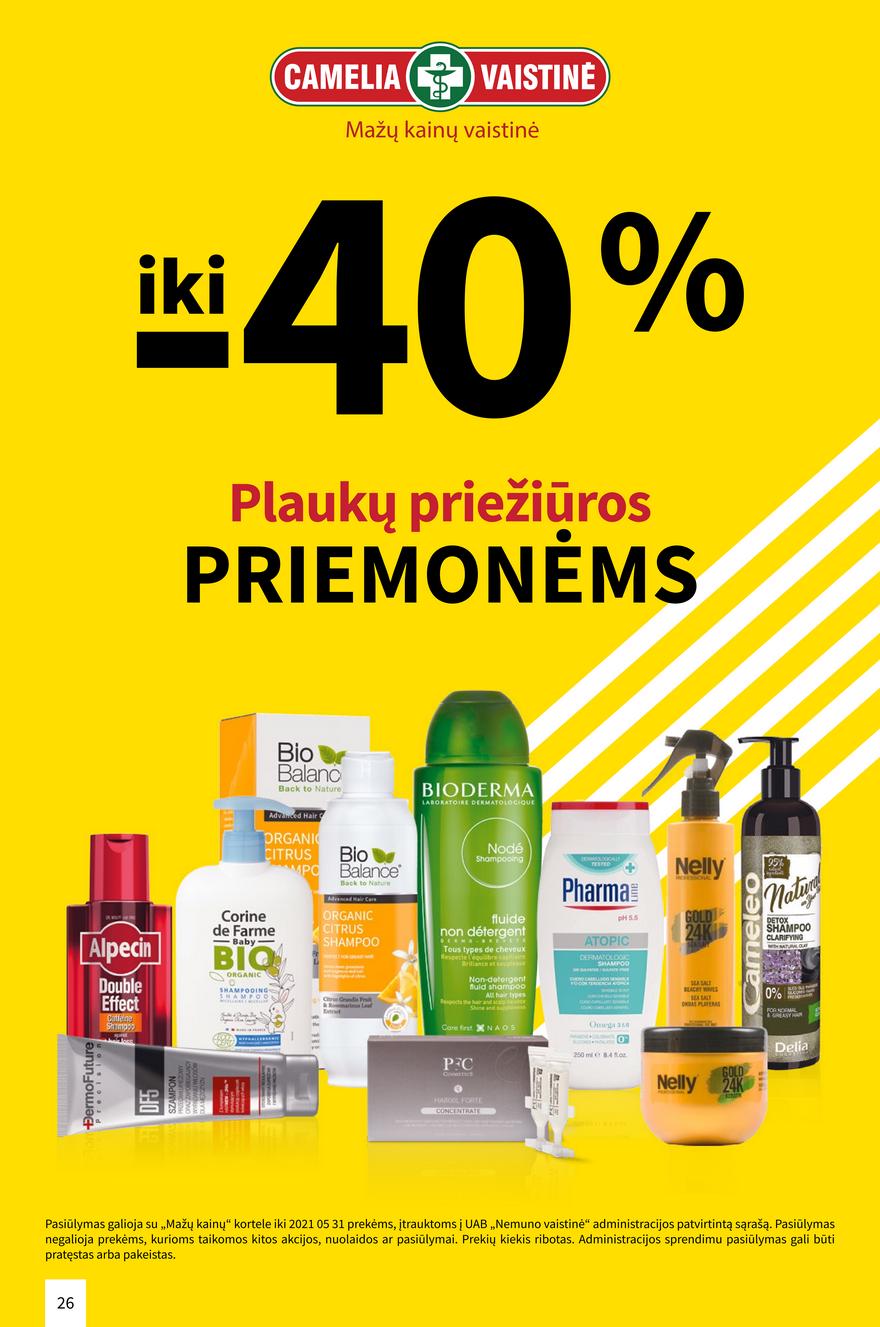 Camelia gegužės leidinys akcijos nuo 
  2021-05-01 iki 
  2021-05-31 | Leidinukas.lt puslapis 26