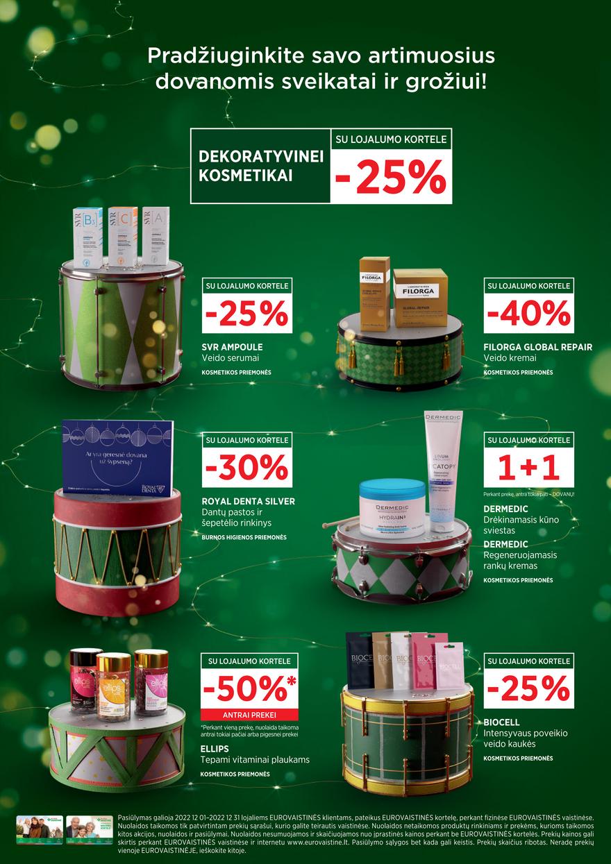 Euro vaistinė leidinys akcijos nuo 
  2022-12-01 iki 
  2022-12-31 | Leidinukas.lt puslapis 3