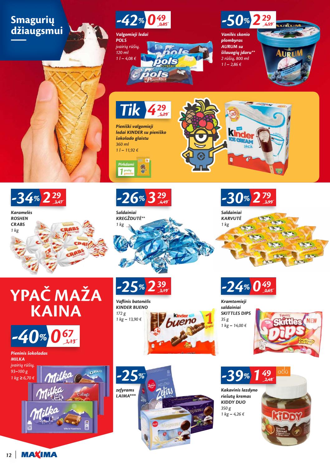 Maxima kaininis leidinys akcijos nuo 
  2019-10-01 iki 
  2019-10-07 | Leidinukas.lt puslapis 12
