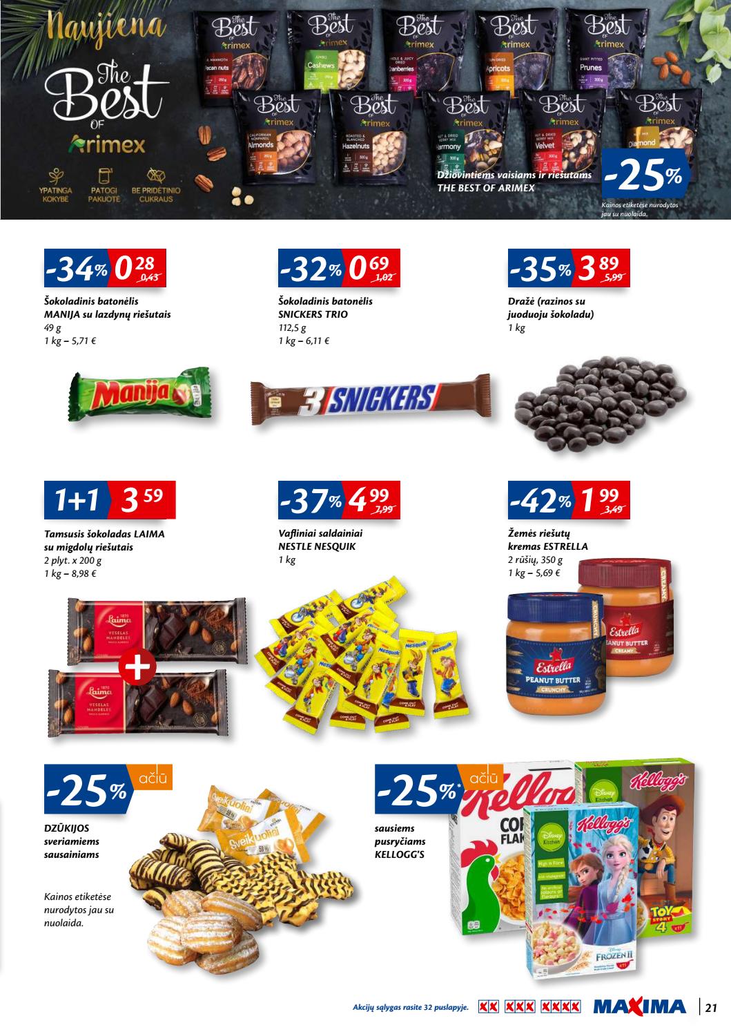 Maxima kaininis leidinys akcijos nuo 
  2019-11-07 iki 
  2019-11-20 | Leidinukas.lt puslapis 21