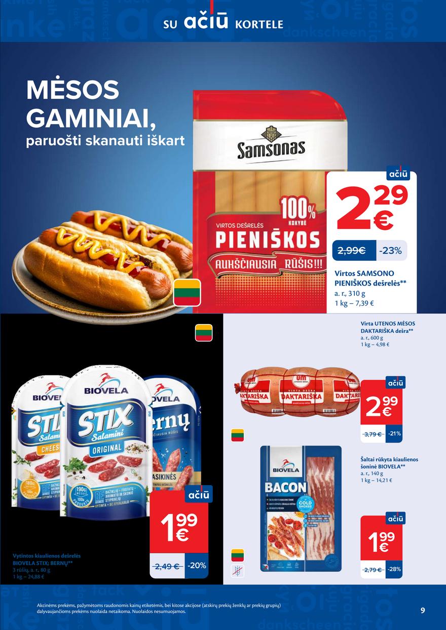 Maxima leidinukas akcijos nuo 
  2026-03-10 iki 
  2026-03-16 | Leidinukas.lt puslapis 9