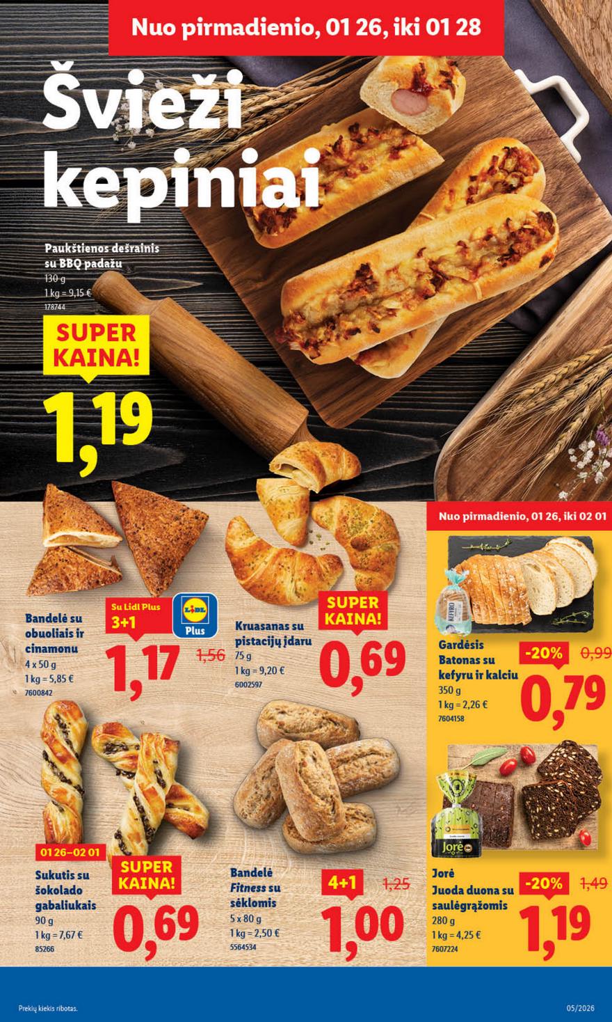 Lidl leidinys naujas akcijos nuo 
  2026-01-26 iki 
  2026-02-01 | Leidinukas.lt puslapis 5