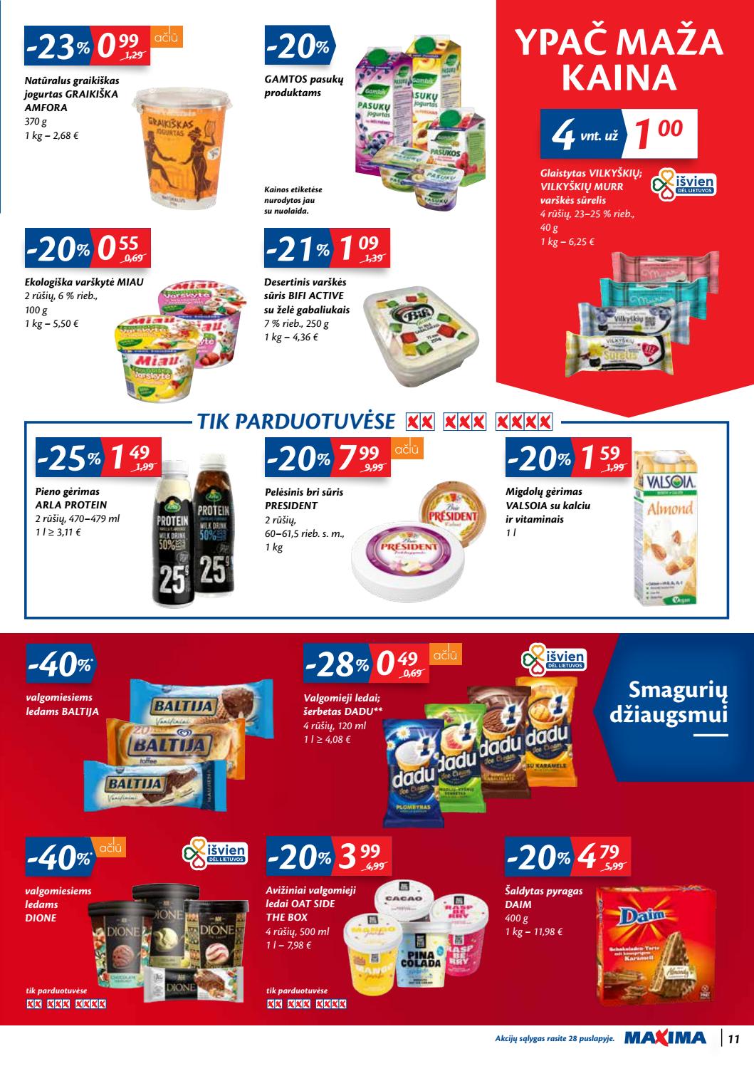 Maxima kaininis leidinys akcijos nuo 
  2020-10-06 iki 
  2020-10-12 | Leidinukas.lt puslapis 11