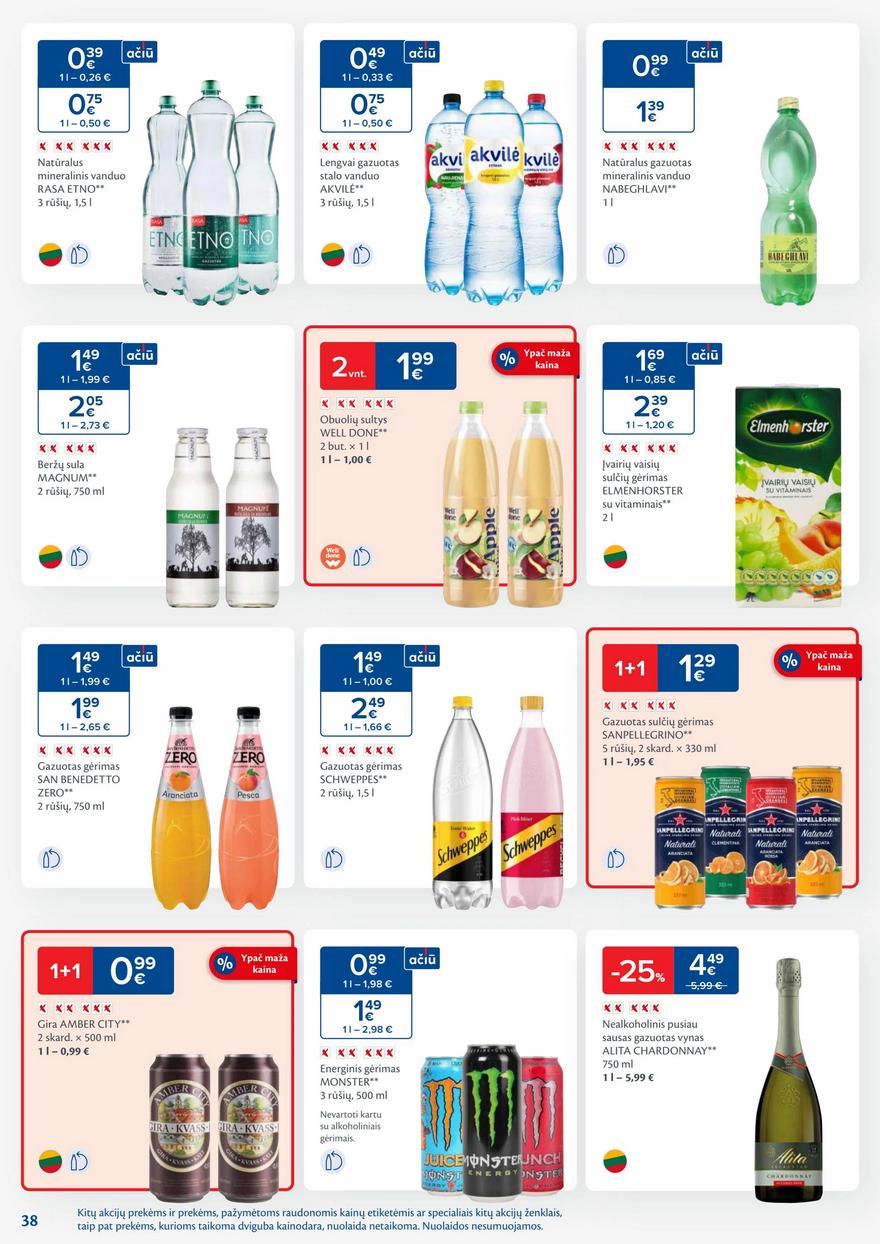 Maxima savaitinis leidinys 39 akcijos nuo
2024-09-24 iki
2024-09-30 | Leidinukas.lt puslapis 38