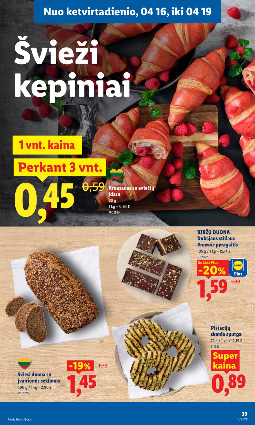 Lidl leidinys akcijos nuo 
  2026-04-13 iki 
  2026-04-19 | Leidinukas.lt puslapis 39