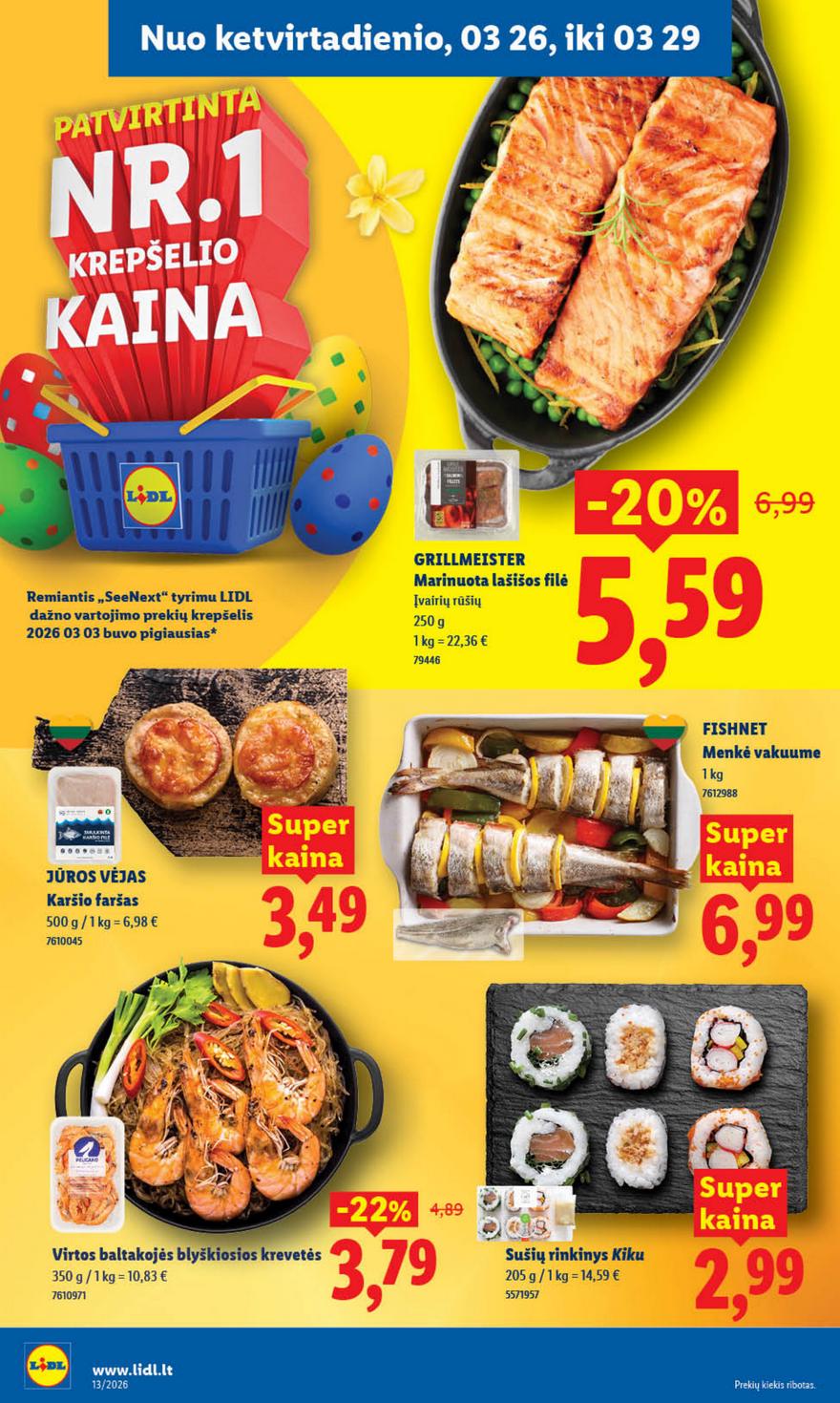 Lidl leidinys naujas akcijos nuo 
  2026-03-23 iki 
  2026-03-29 | Leidinukas.lt puslapis 32