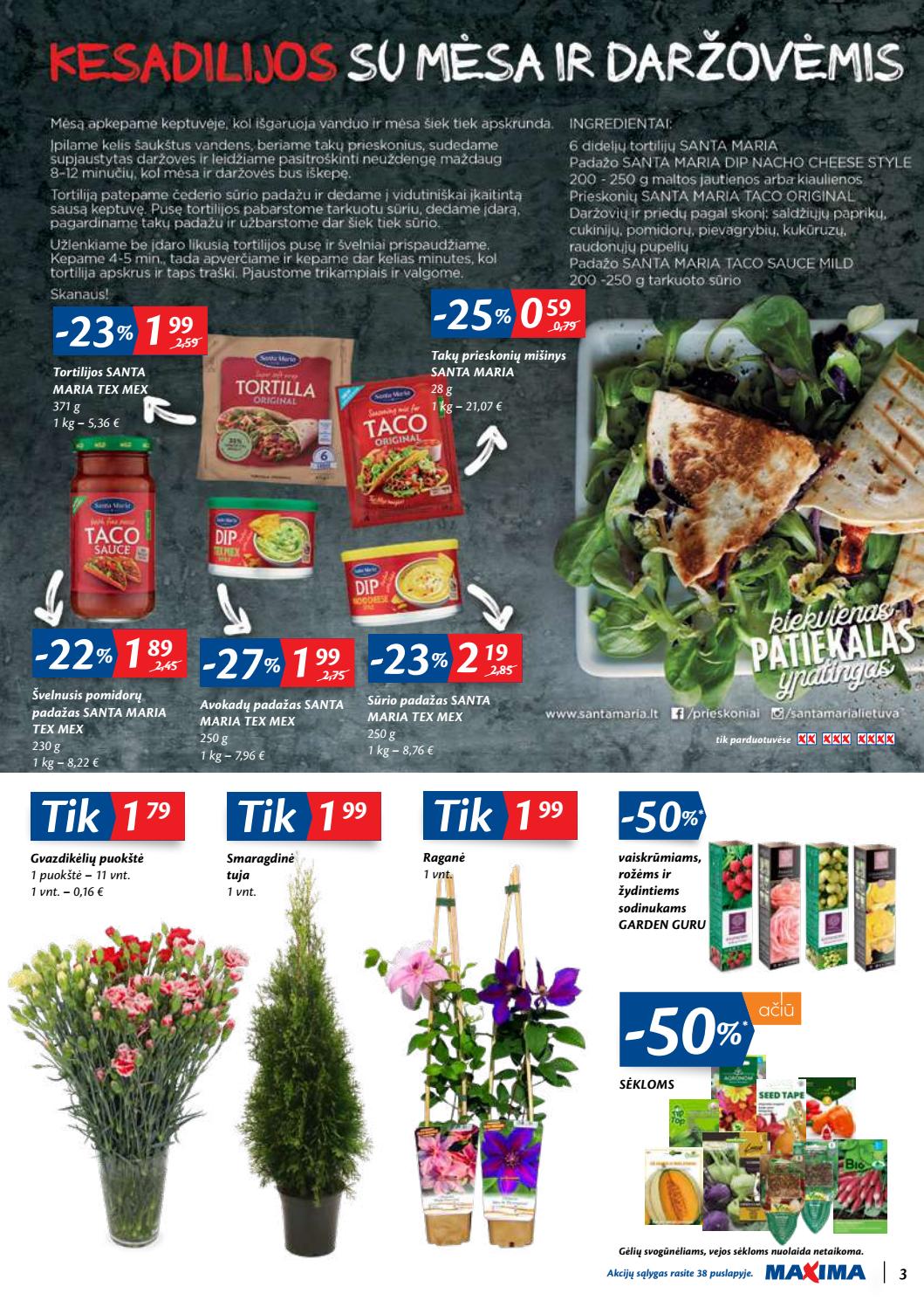 Maxima kaininis leidinys akcijos nuo 
  2020-05-05 iki 
  2020-05-11 | Leidinukas.lt puslapis 3