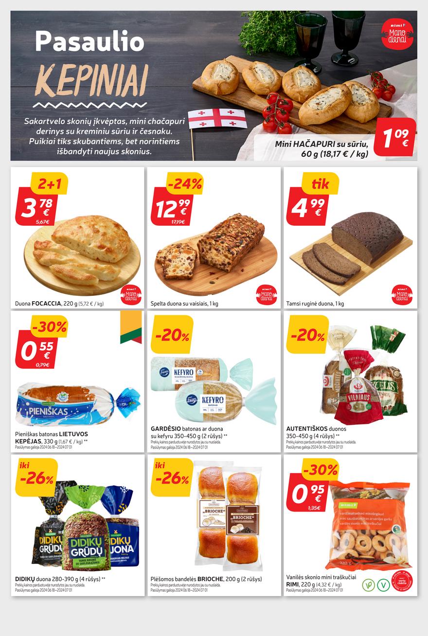 Rimi savaitinis leidinys akcijos nuo 
  2024-06-25 iki 
  2024-07-01 | Leidinukas.lt puslapis 16