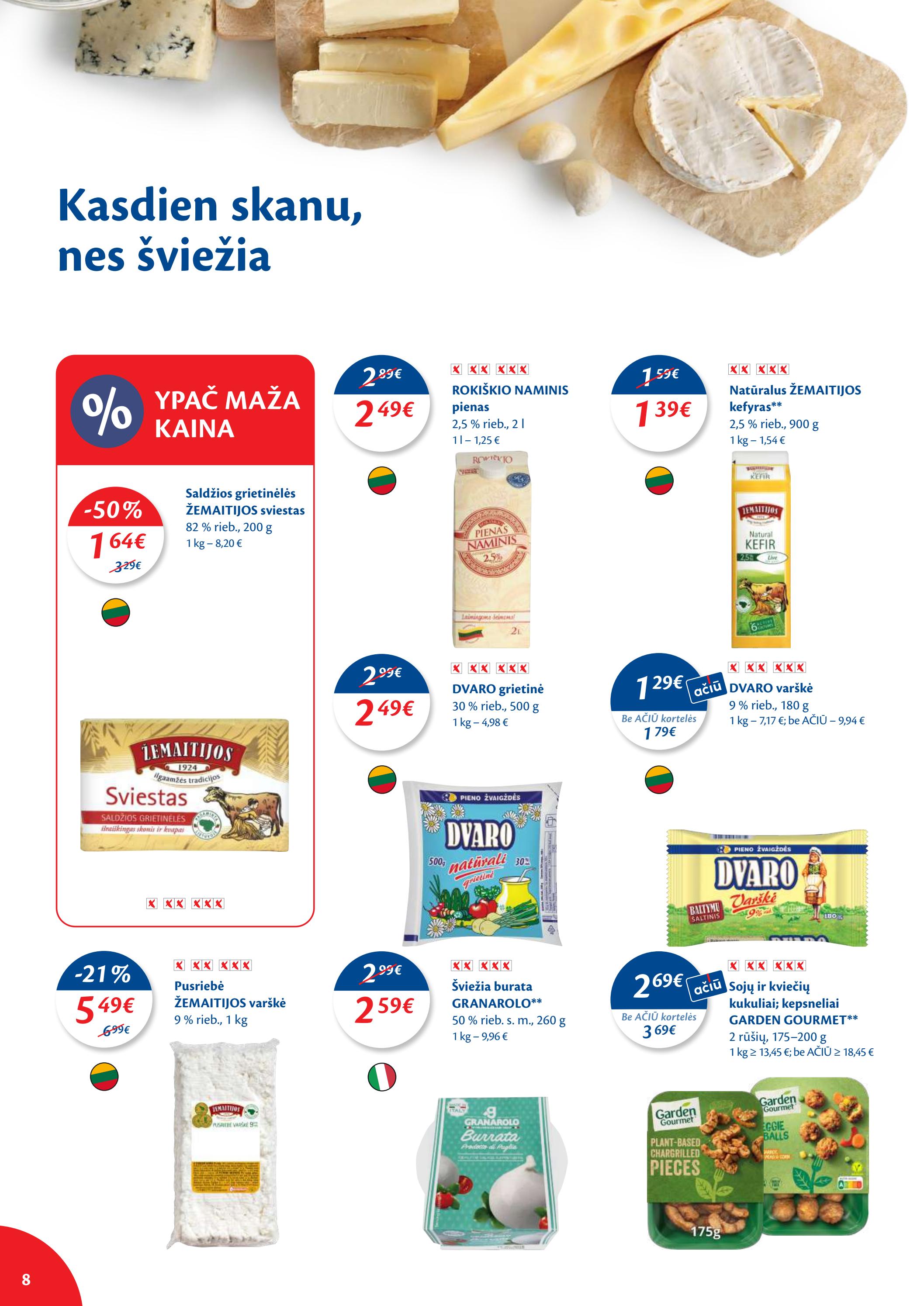 Maxima kaininis leidinys akcijos nuo 
  2023-01-17 iki 
  2023-01-23 | Leidinukas.lt puslapis 8