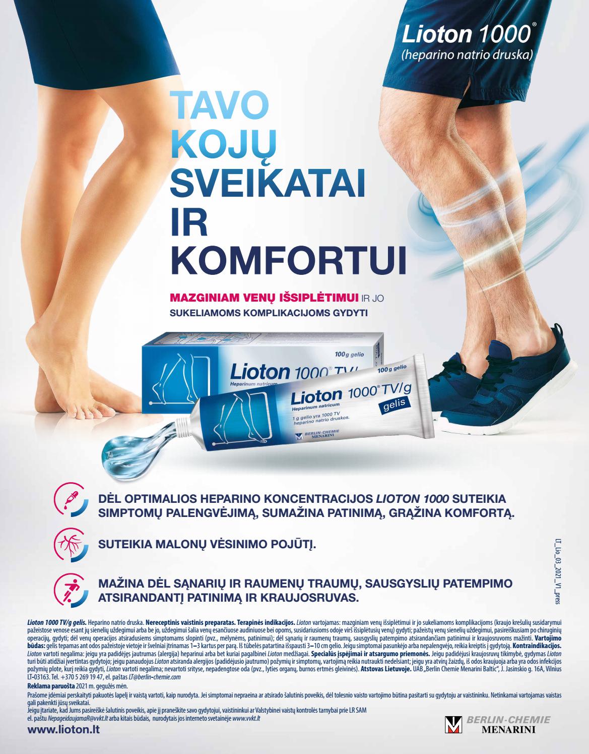 Gintarinė vaistinė leidinys akcijos nuo
2021-06-01 iki
2021-06-30 | Leidinukas.lt puslapis 9