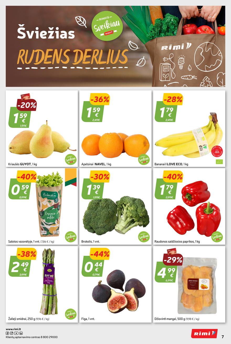 Rimi savaitinis leidinys akcijos nuo 
  2023-09-19 iki 
  2023-09-25 | Leidinukas.lt puslapis 7