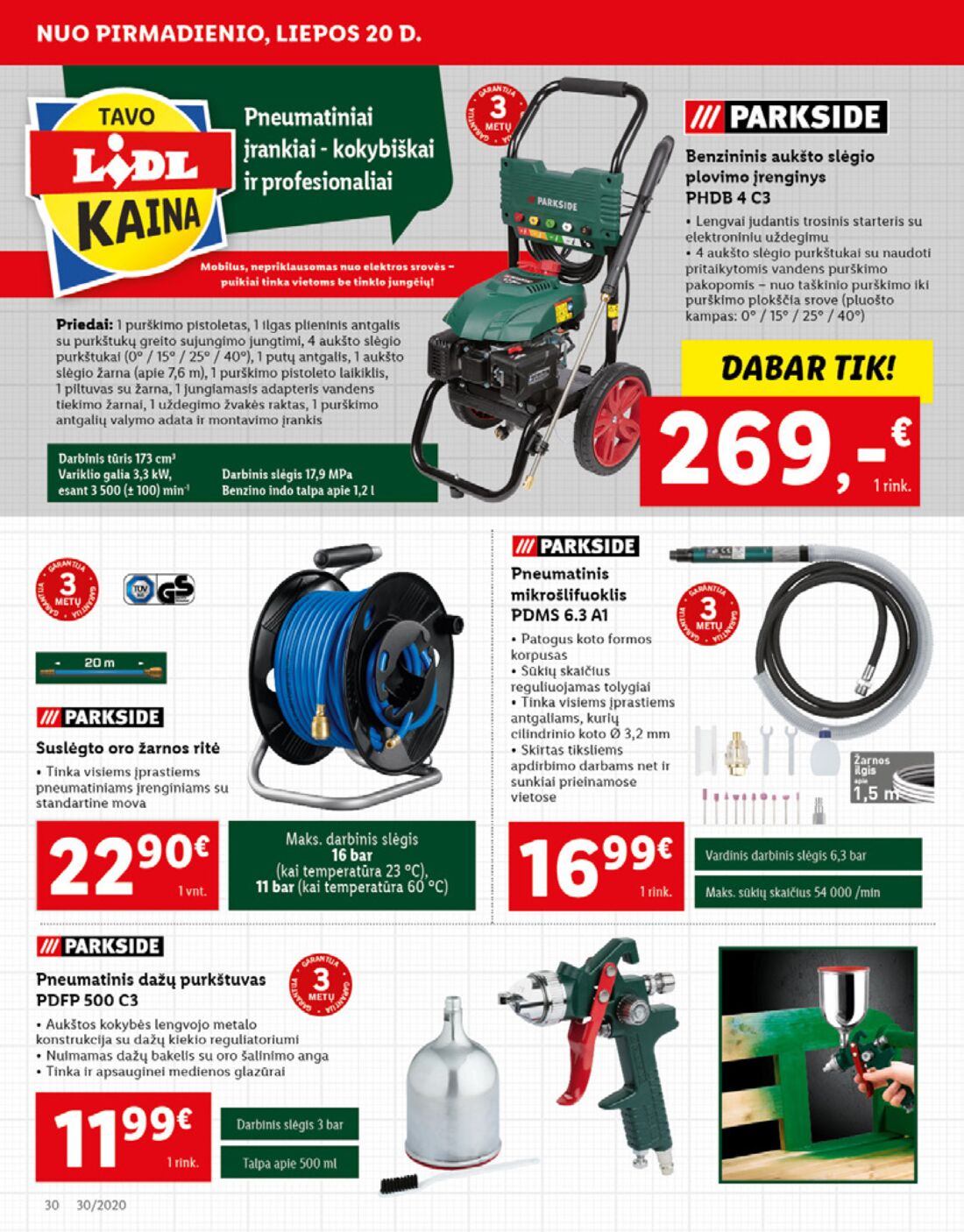 Lidl savaitinis leidinys akcijos nuo 
  2020-07-20 iki 
  2020-07-26 | Leidinukas.lt puslapis 30