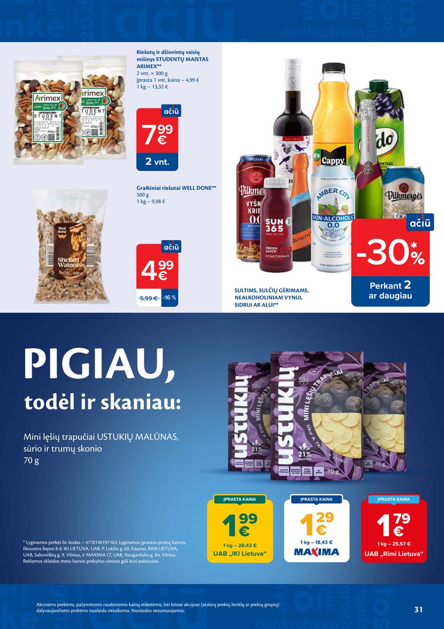 Maxima leidinys akcijos nuo 
  2026-07-21 iki 
  2026-07-27 | Leidinukas.lt puslapis 31