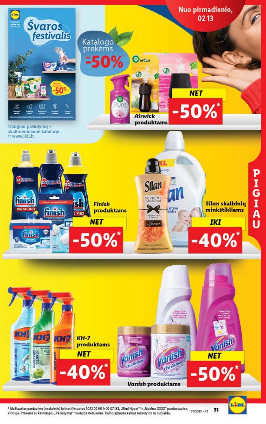 Lidl pasiūlymai akcijos nuo 
  2023-02-13 iki 
  2023-02-19 | Leidinukas.lt puslapis 31