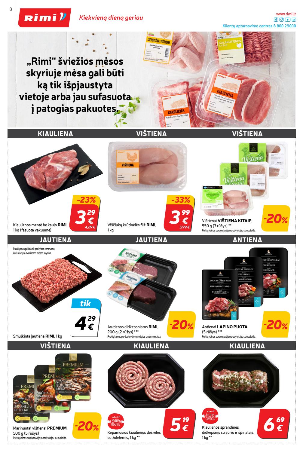 Rimi savaitinis leidinys akcijos nuo 
  2020-01-28 iki 
  2020-02-03 | Leidinukas.lt puslapis 8