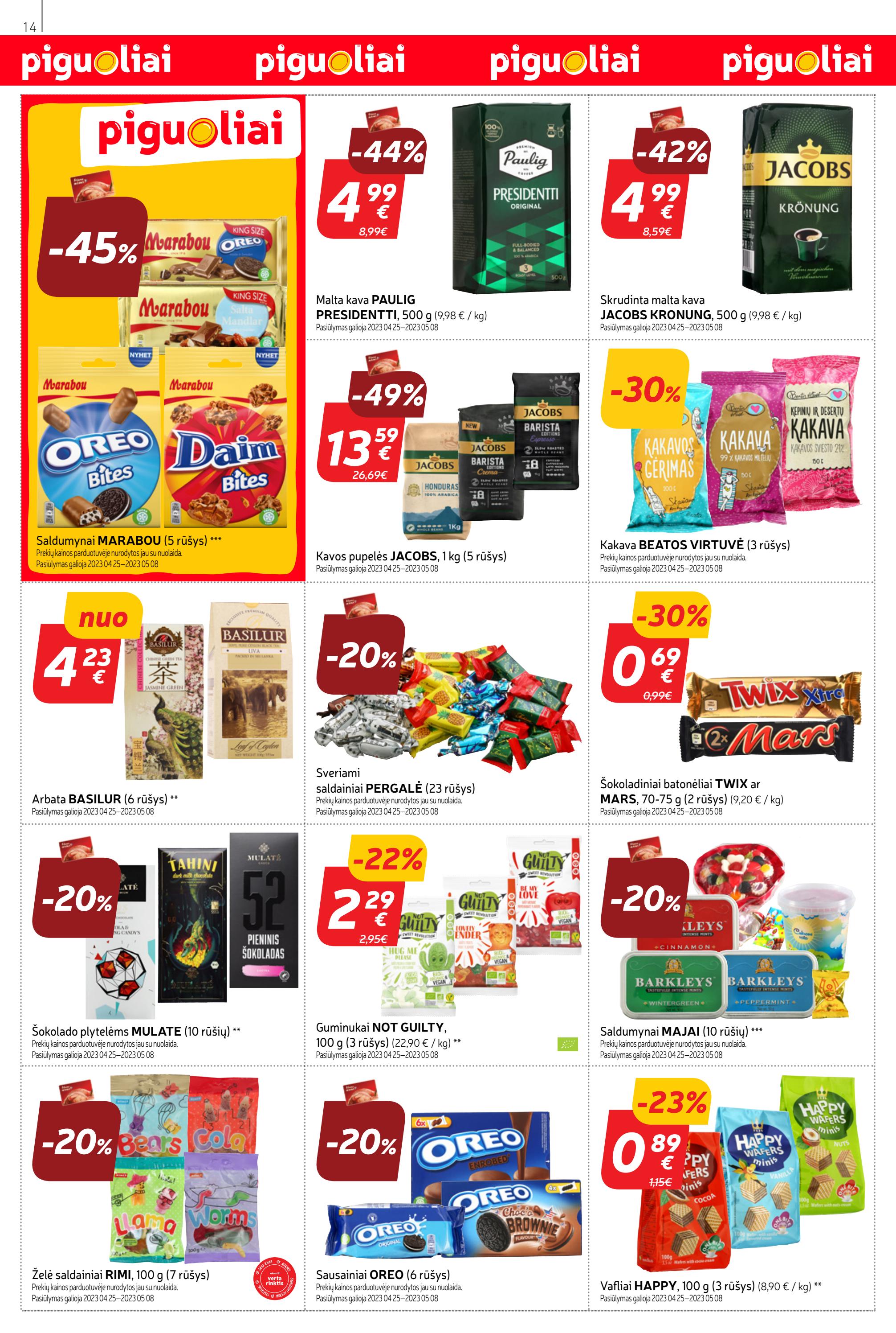 Rimi savaitinis leidinys akcijos nuo 
  2023-04-25 iki 
  2023-05-01 | Leidinukas.lt puslapis 14